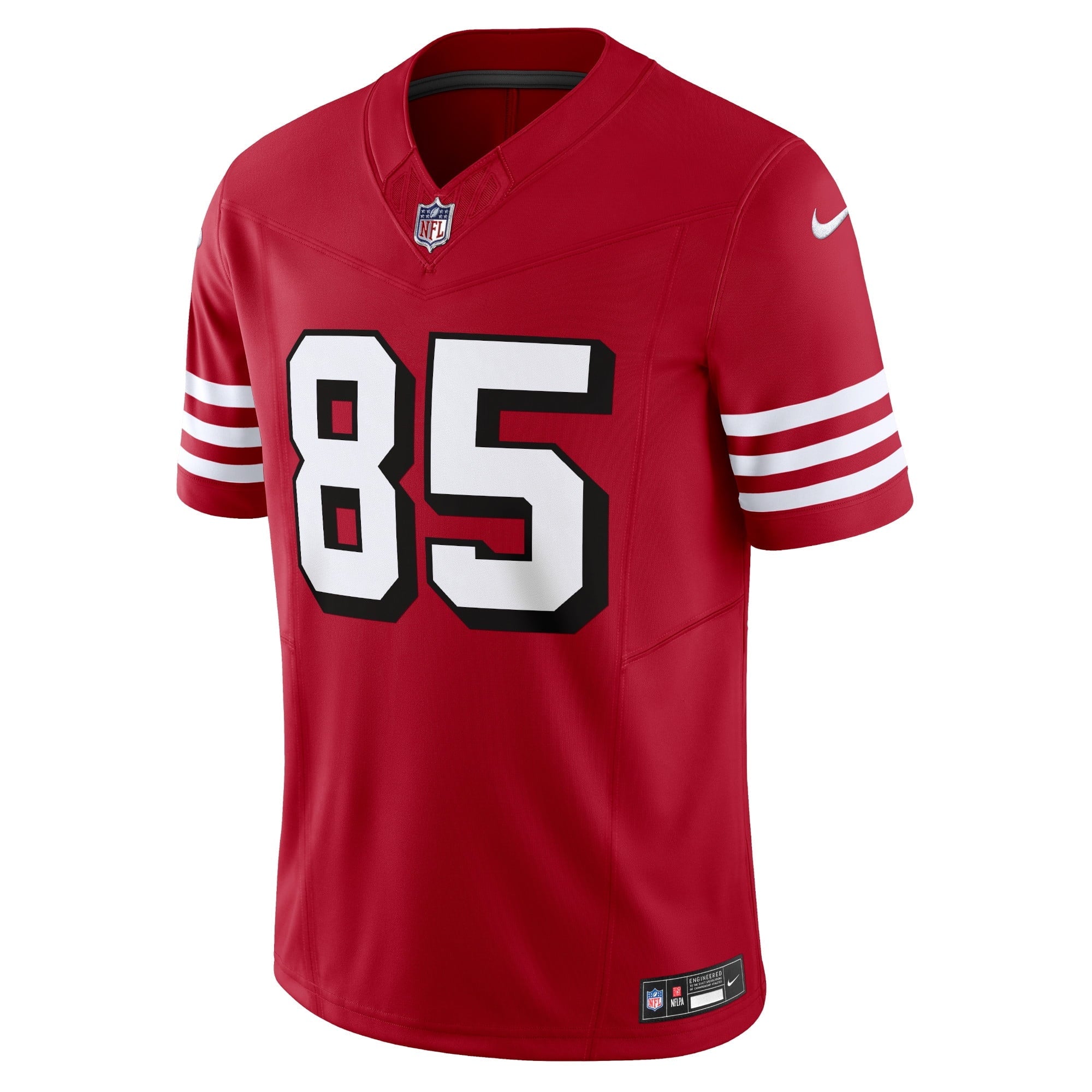 Men's Nike George Kittle Scarlet San Francisco 49ers Vapor F.U.S.E. Limited Jersey