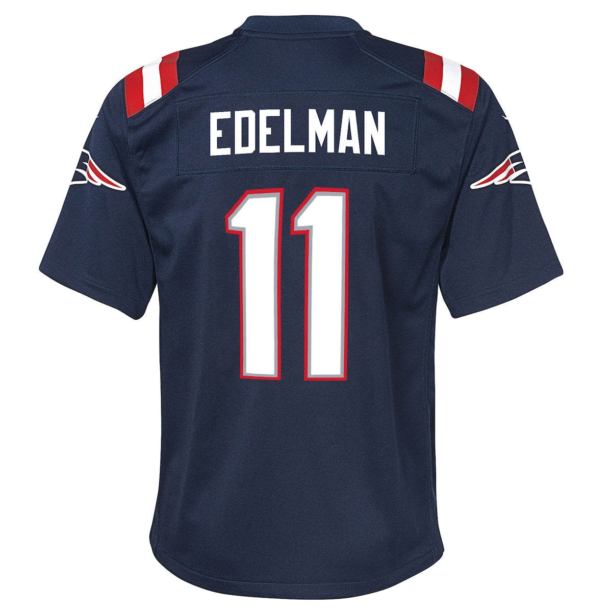 Boys' Grade School Julian Edelman Nike Patriots Team Color Game Day Jersey - Navy