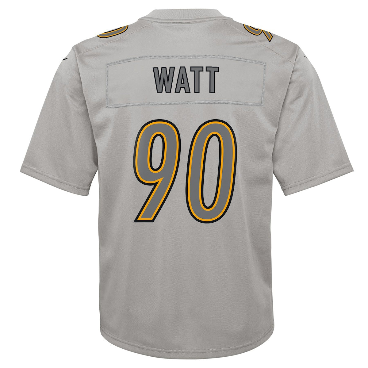 Boys' Grade School T.J. Watt Nike Steelers Atmosphere Game Jersey - Grey