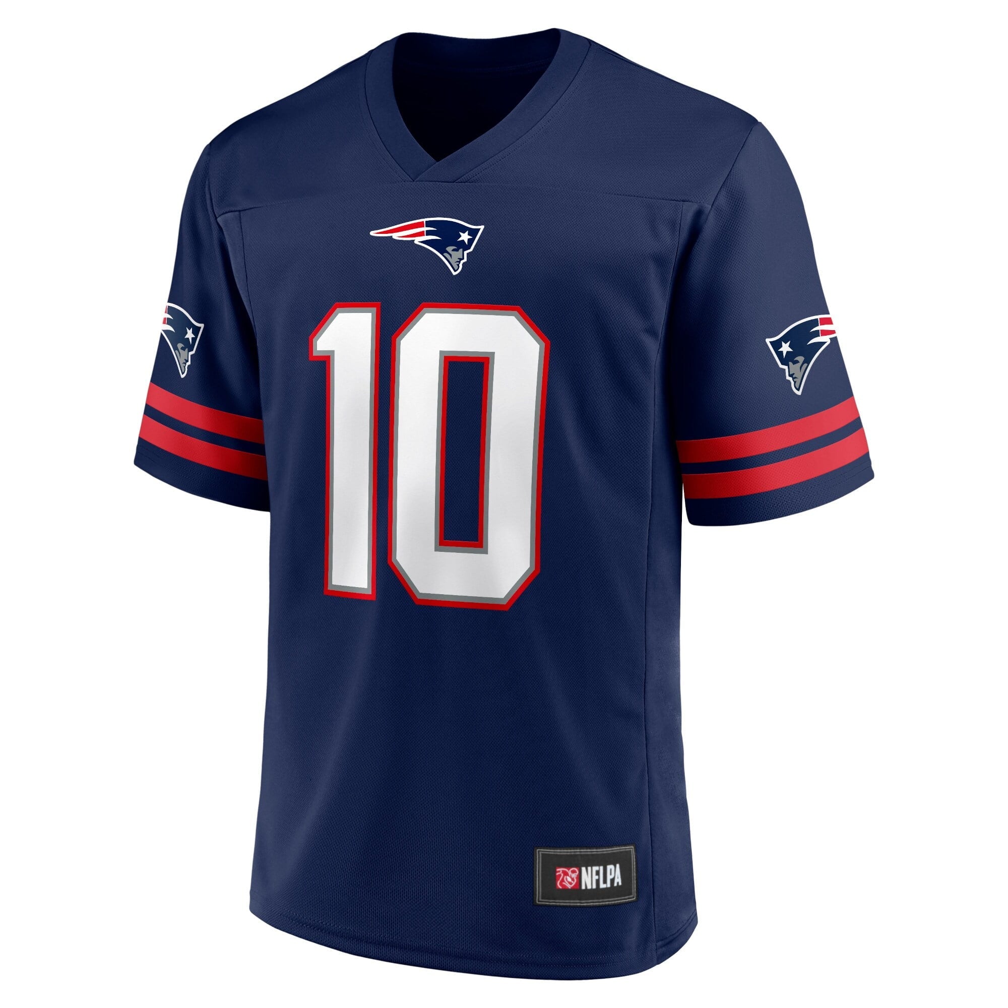 Men's Fanatics Branded Mac Jones Navy New England Patriots Replica Player Jersey