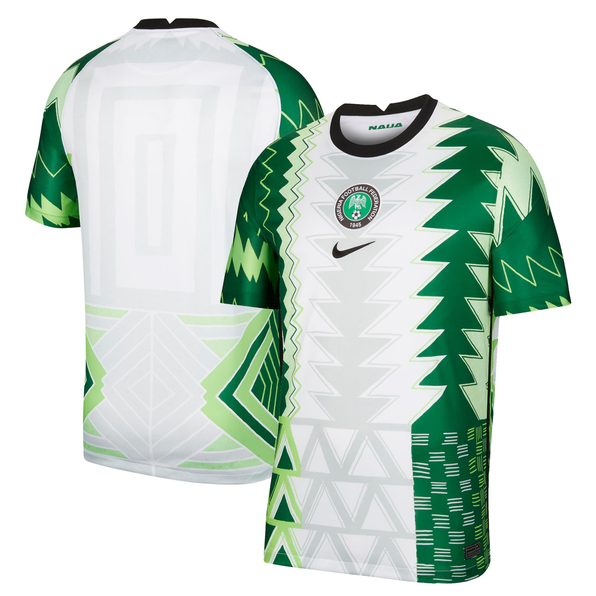 Nigeria National Team Nike 2020/21 Home Replica Jersey - White