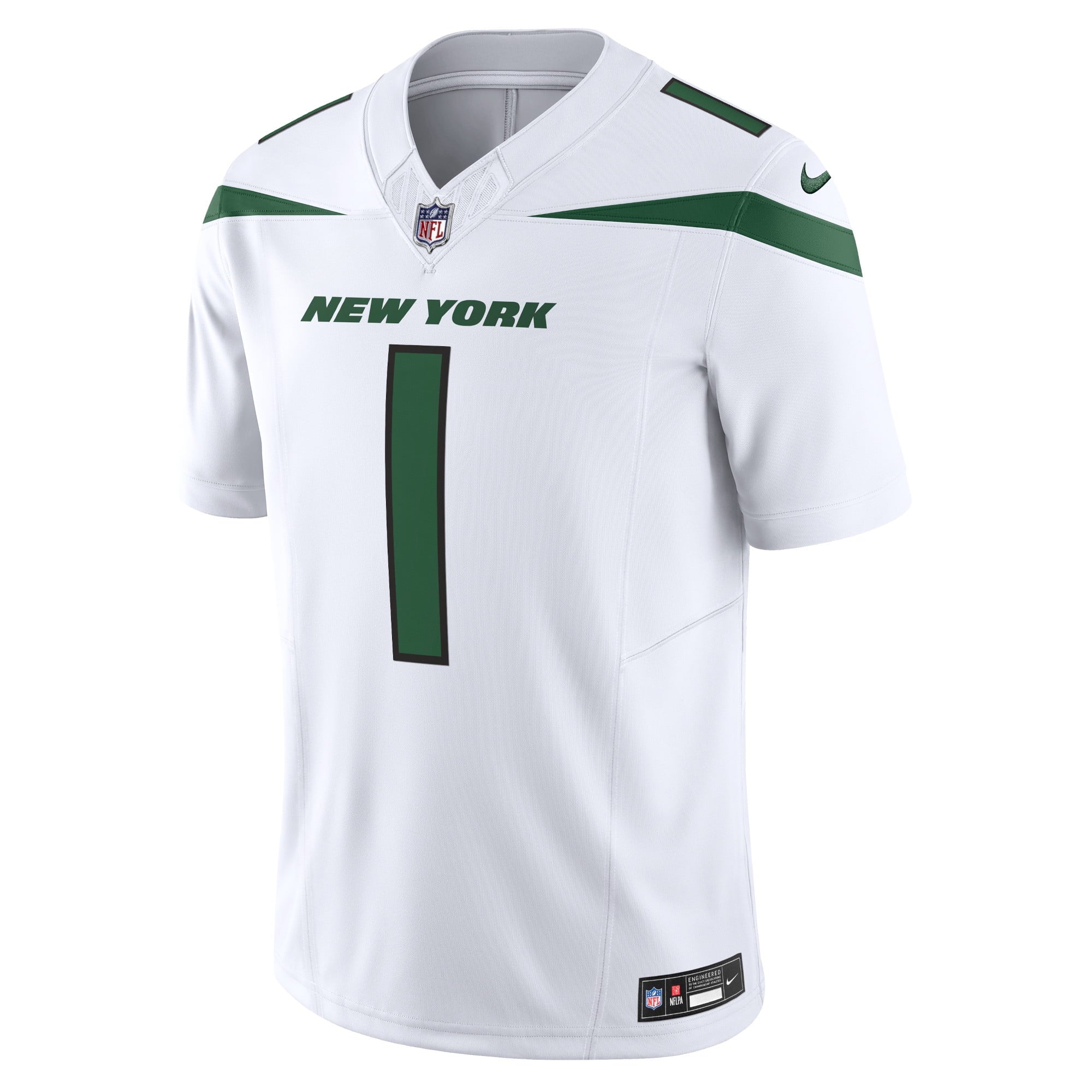 Men's Nike Ahmad Sauce Gardner White New York Jets Vapor F.U.S.E. Limited Jersey