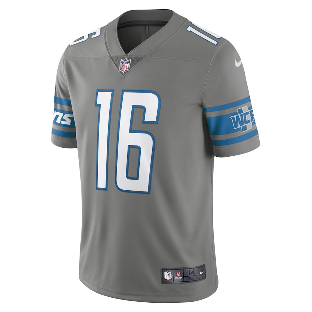 Men's Detroit Lions Jared Goff Vapor Jersey - Steel