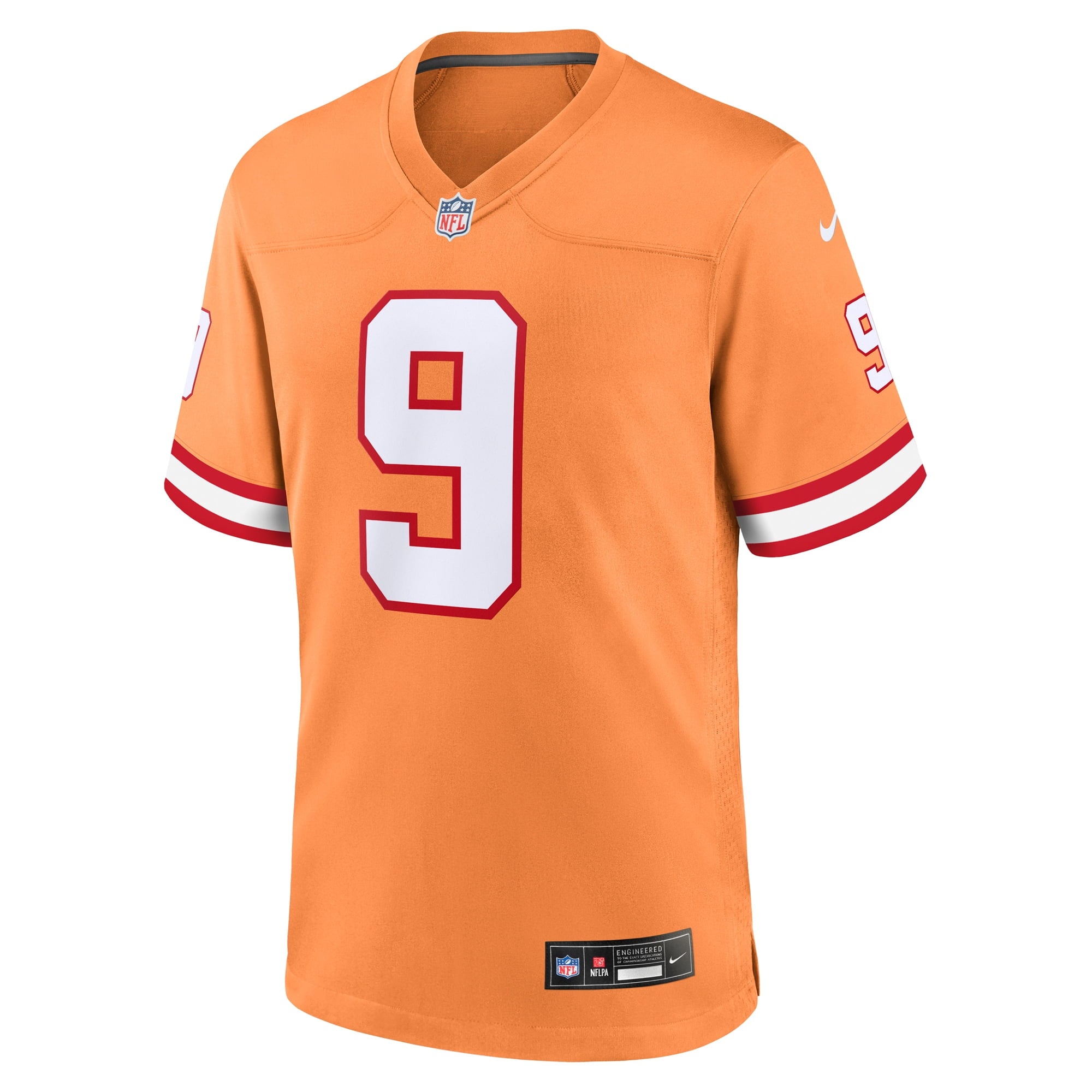 Men's Nike Joe Tryon-Shoyinka Orange Tampa Bay Buccaneers Throwback Game Jersey