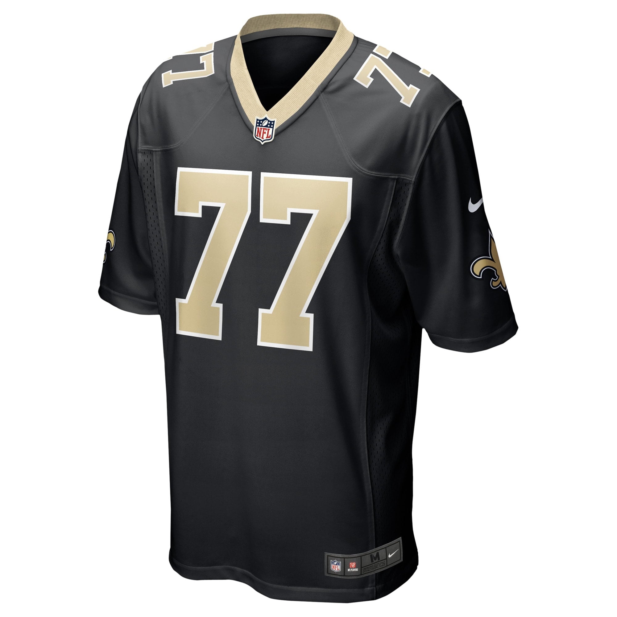 Men's Nike Forrest Lamp Black New Orleans Saints Game Player Jersey