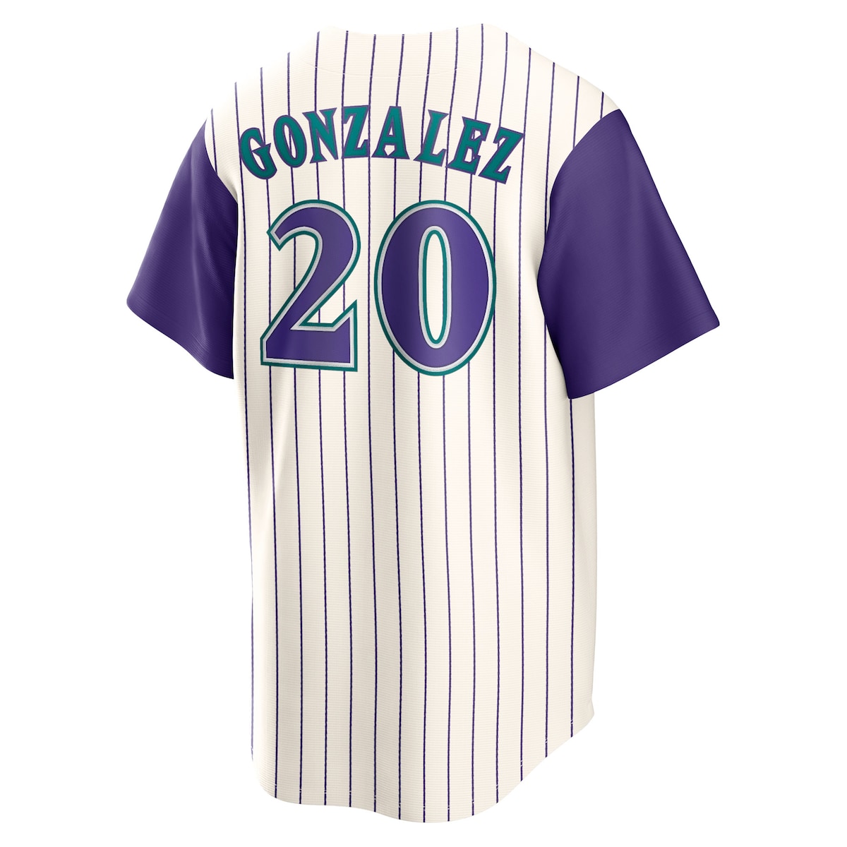 Men's Luis Gonzalez Nike Diamondbacks Alternate Cooperstown Jersey - Off White