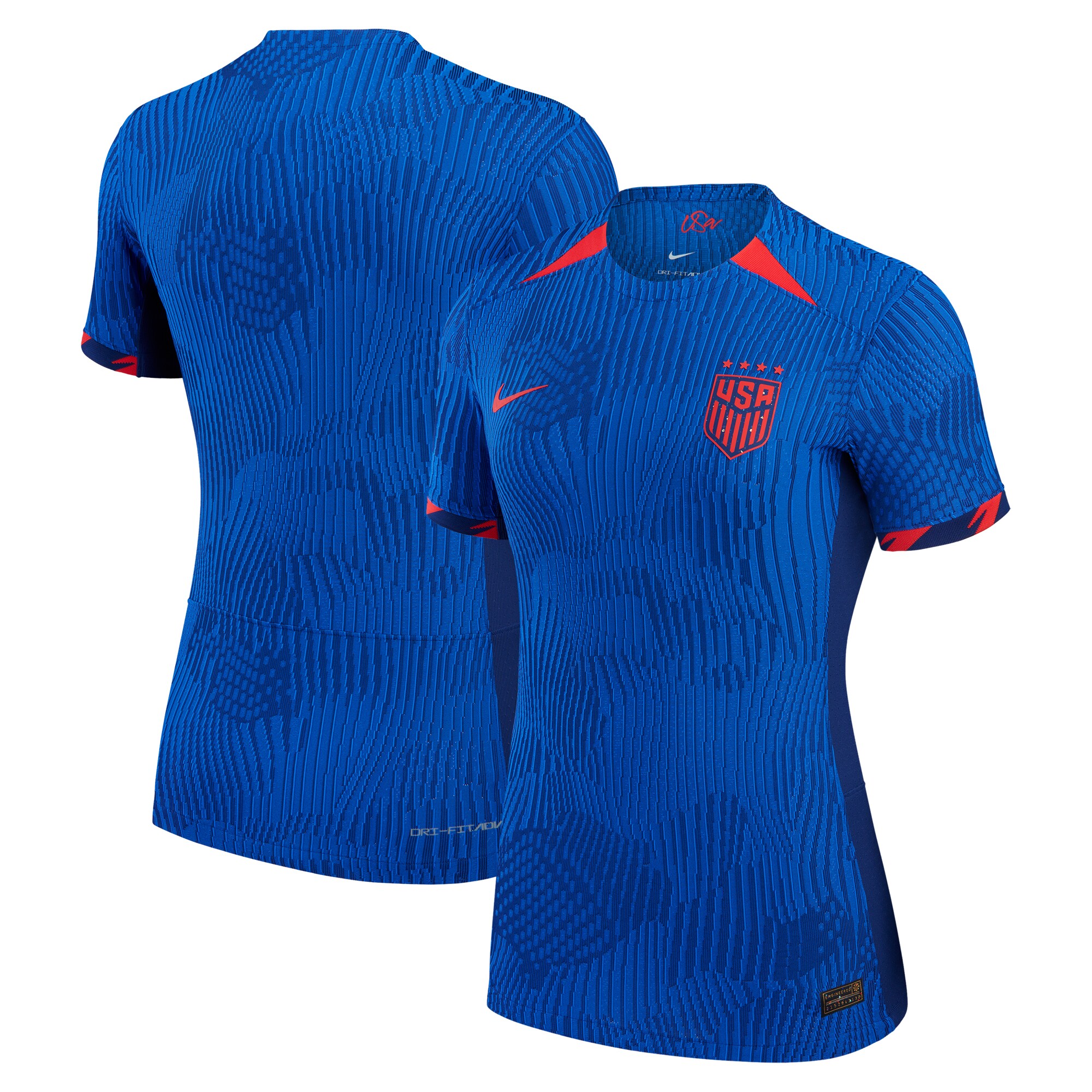 USWNT Nike Women's 2023 Away Authentic Jersey - Royal