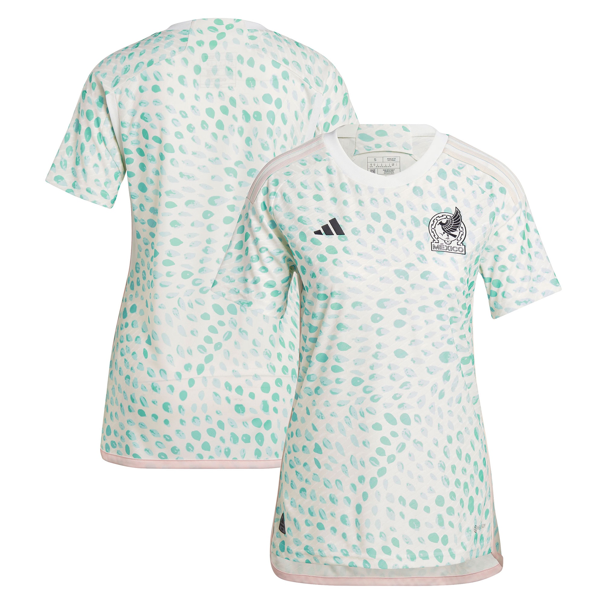 Mexico Women's National Team adidas Women's 2023 Away Authentic Jersey - White