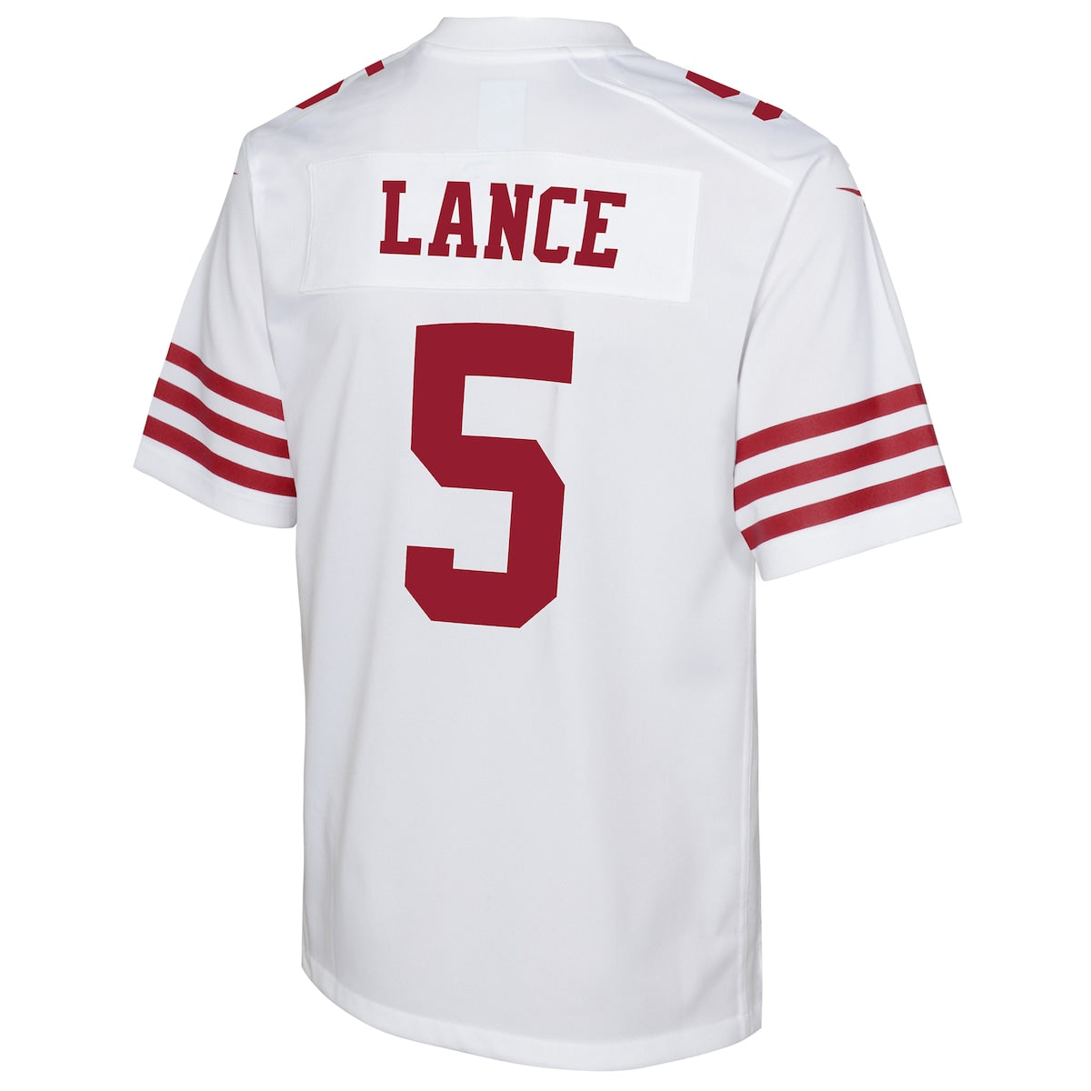 Boys' Grade School Trey Lance Nike 49ers Game Jersey - White