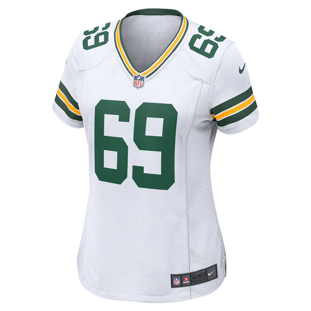 Women's Green Bay Packers David Bakhitari Game Jersey - White