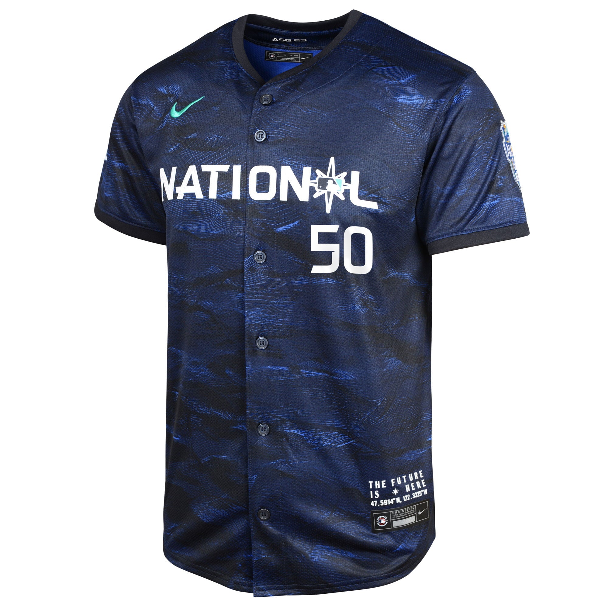 Youth Nike Mookie Betts Royal National League 2023 MLB All-Star Game Limited Player Jersey