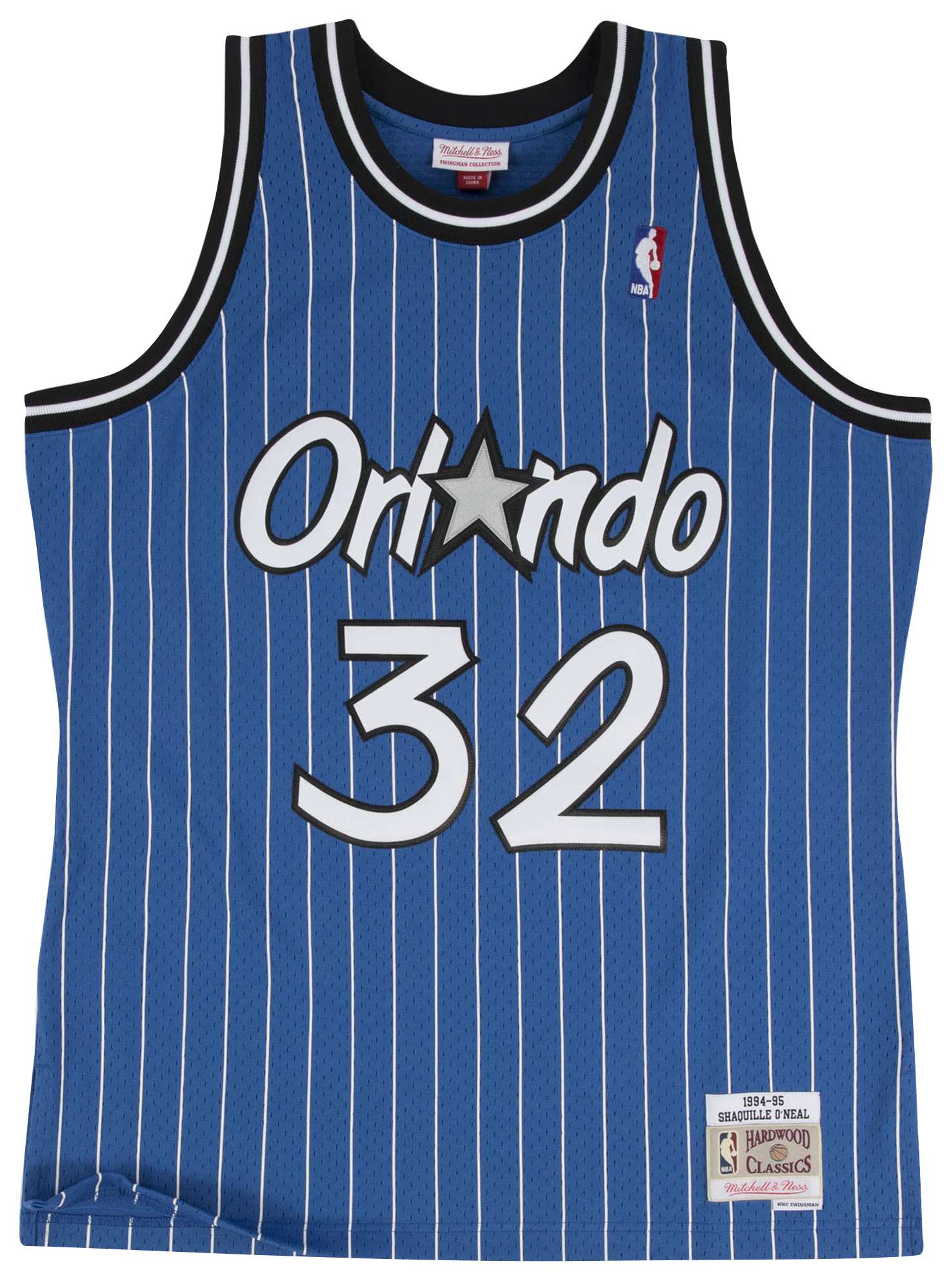Men's O'neal Shaquille Mitchell & Ness Magic Swingman Jersey - Blue
