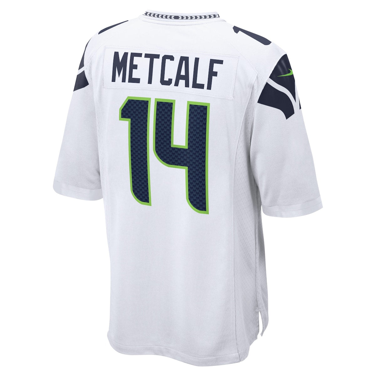 Men's DK Metcalf Nike Seahawks Throwback Game Jersey - White