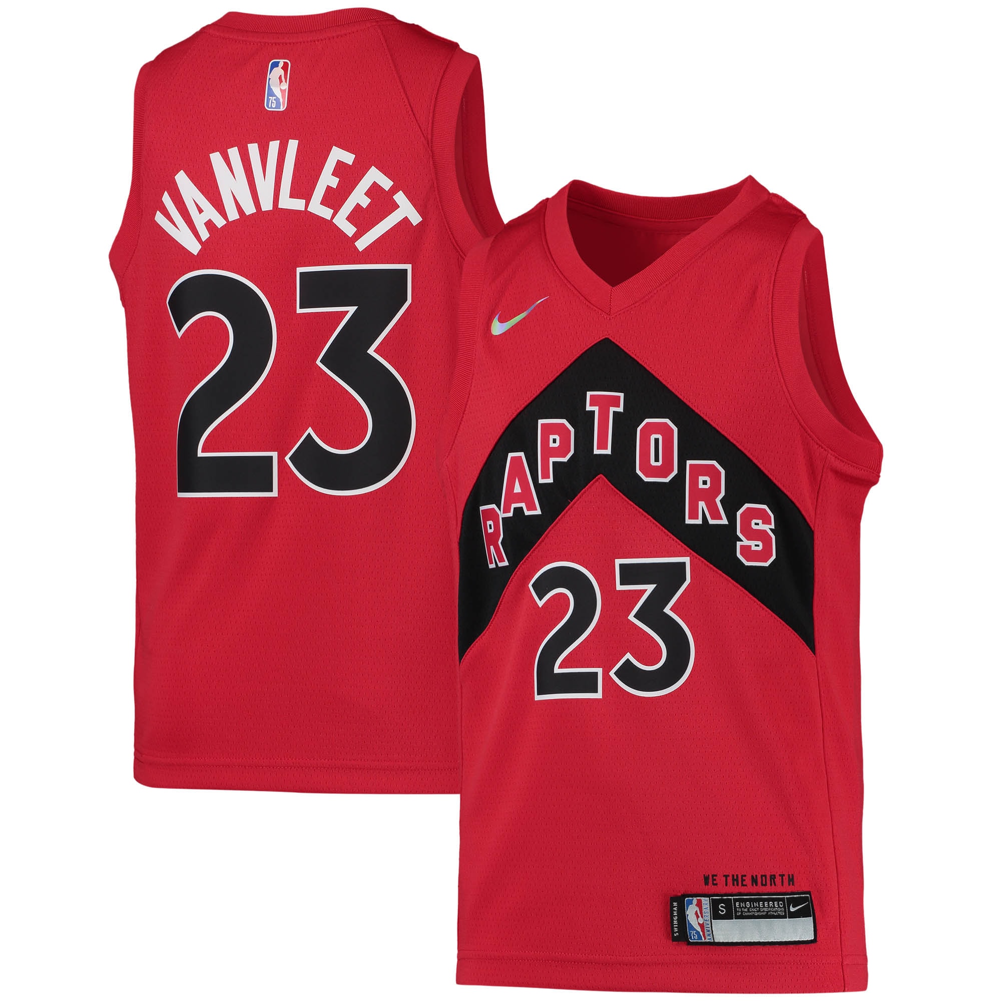 Fred VanVleet Toronto Raptors Nike Youth 2021/22 Diamond Swingman Jersey - Icon Edition - Red