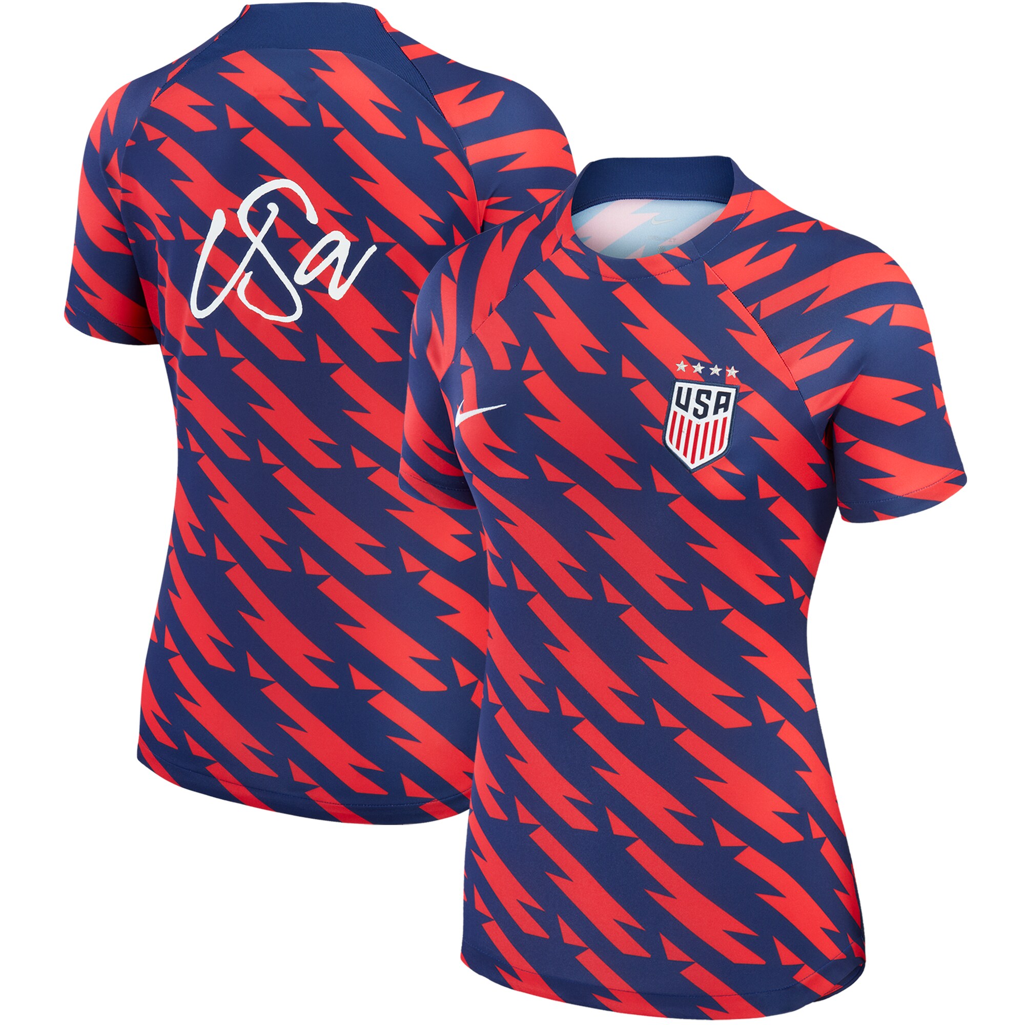 USWNT Nike Women's 2023 Pre-Match Top - Red