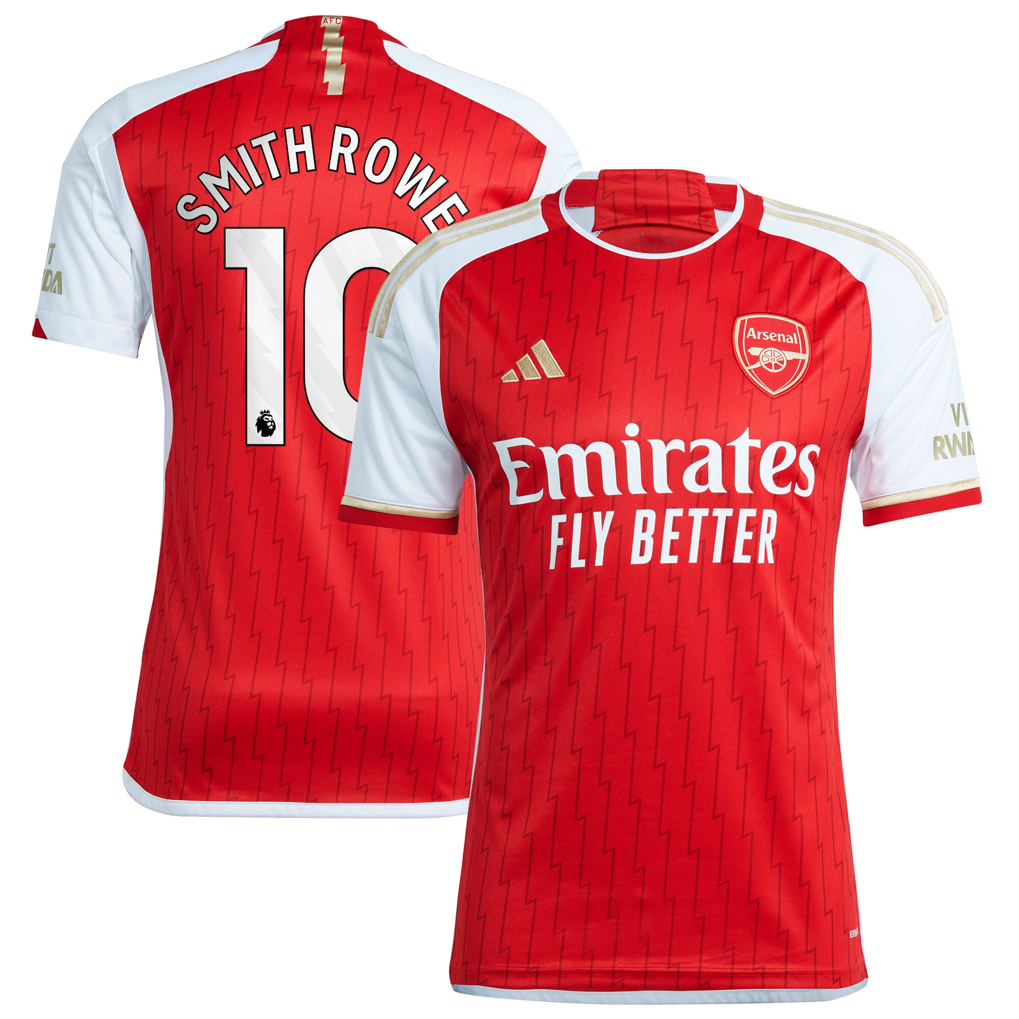 Emile Smith Rowe Arsenal adidas 2023/24 Home Replica Player Jersey - Red