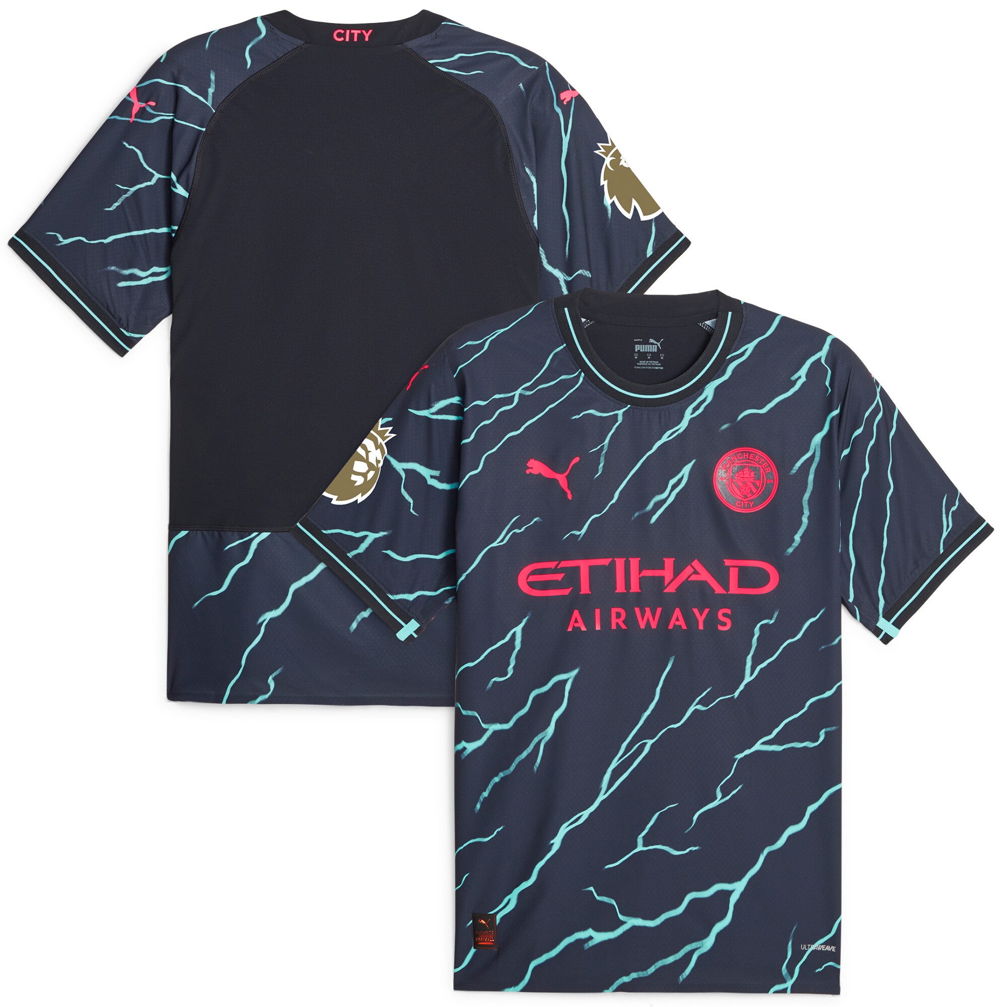 Manchester City Puma 2023/24 Third Authentic Jersey - Navy