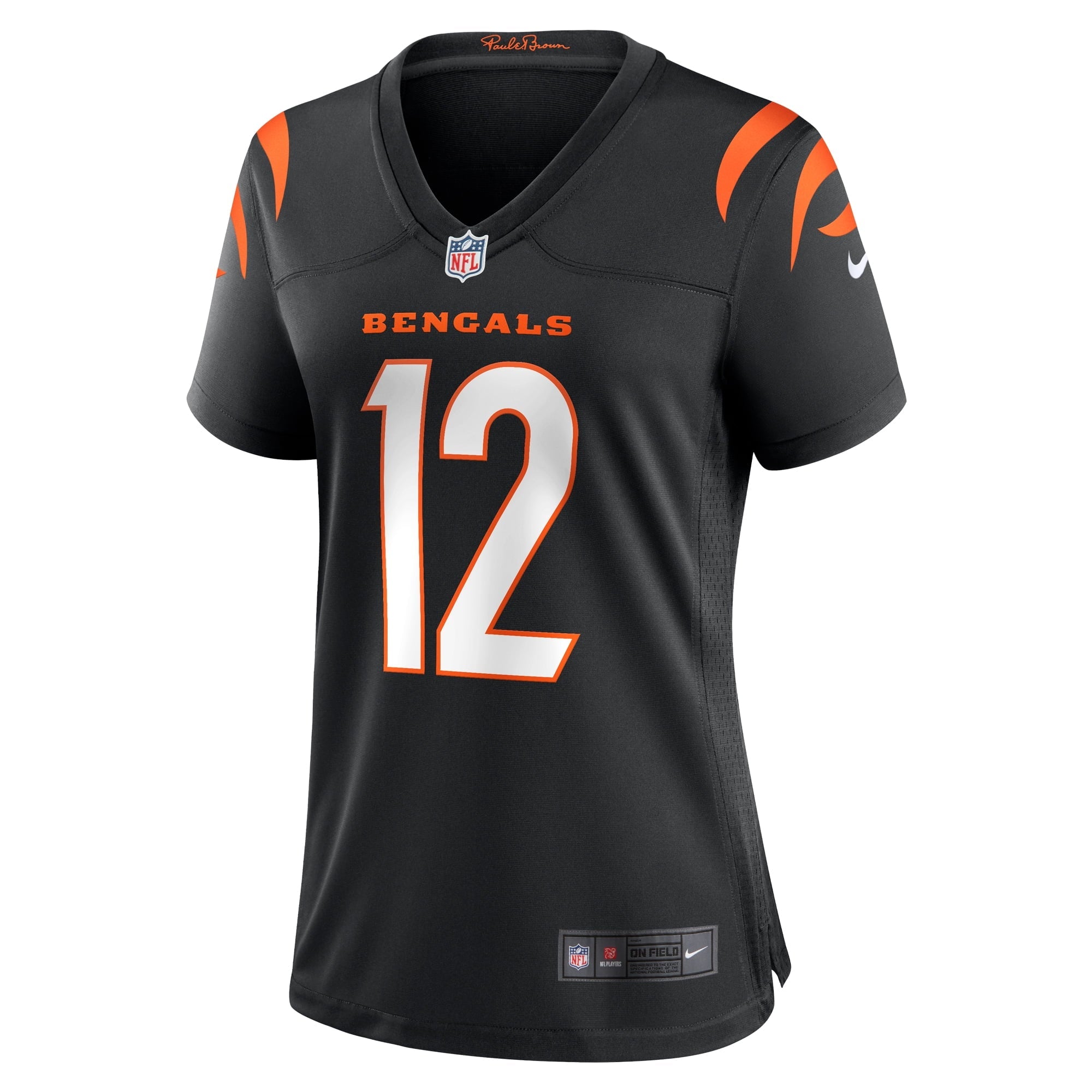 Women's Nike Tyron Johnson Black Cincinnati Bengals Home Game Player Jersey