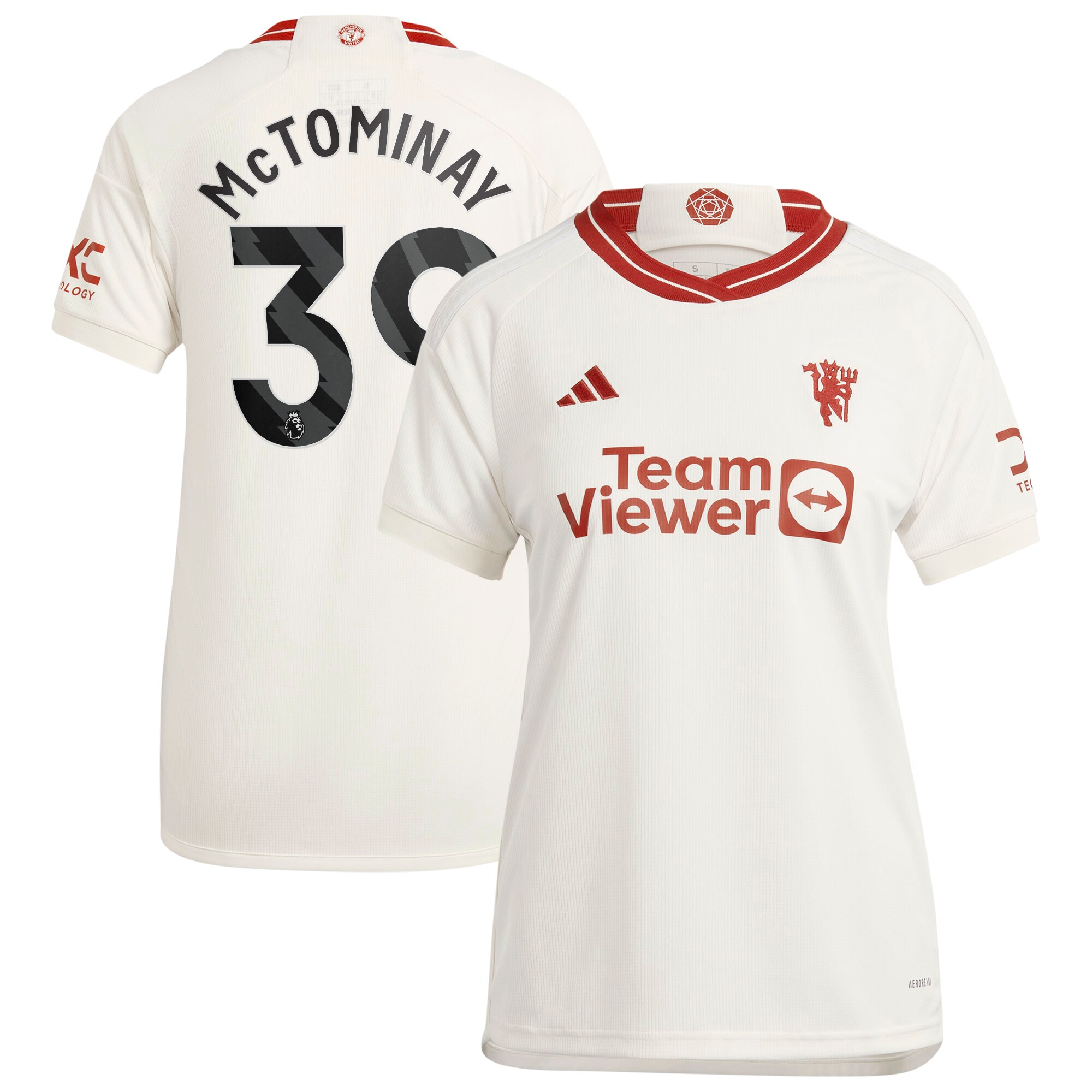 Scott McTominay Manchester United adidas 2023/24 Third Replica Player Jersey - White