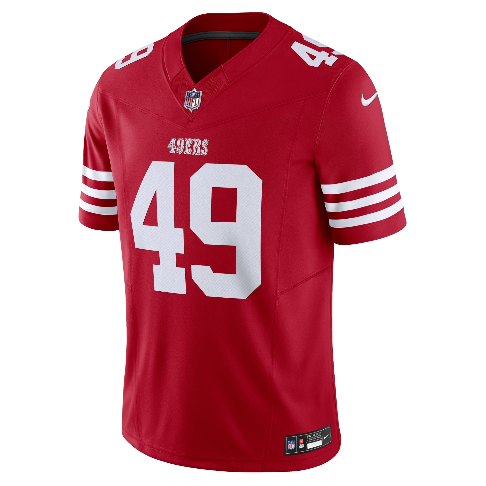 Men's Nike The Faithful Scarlet San Francisco 49ers Vapor F.U.S.E. Limited Jersey