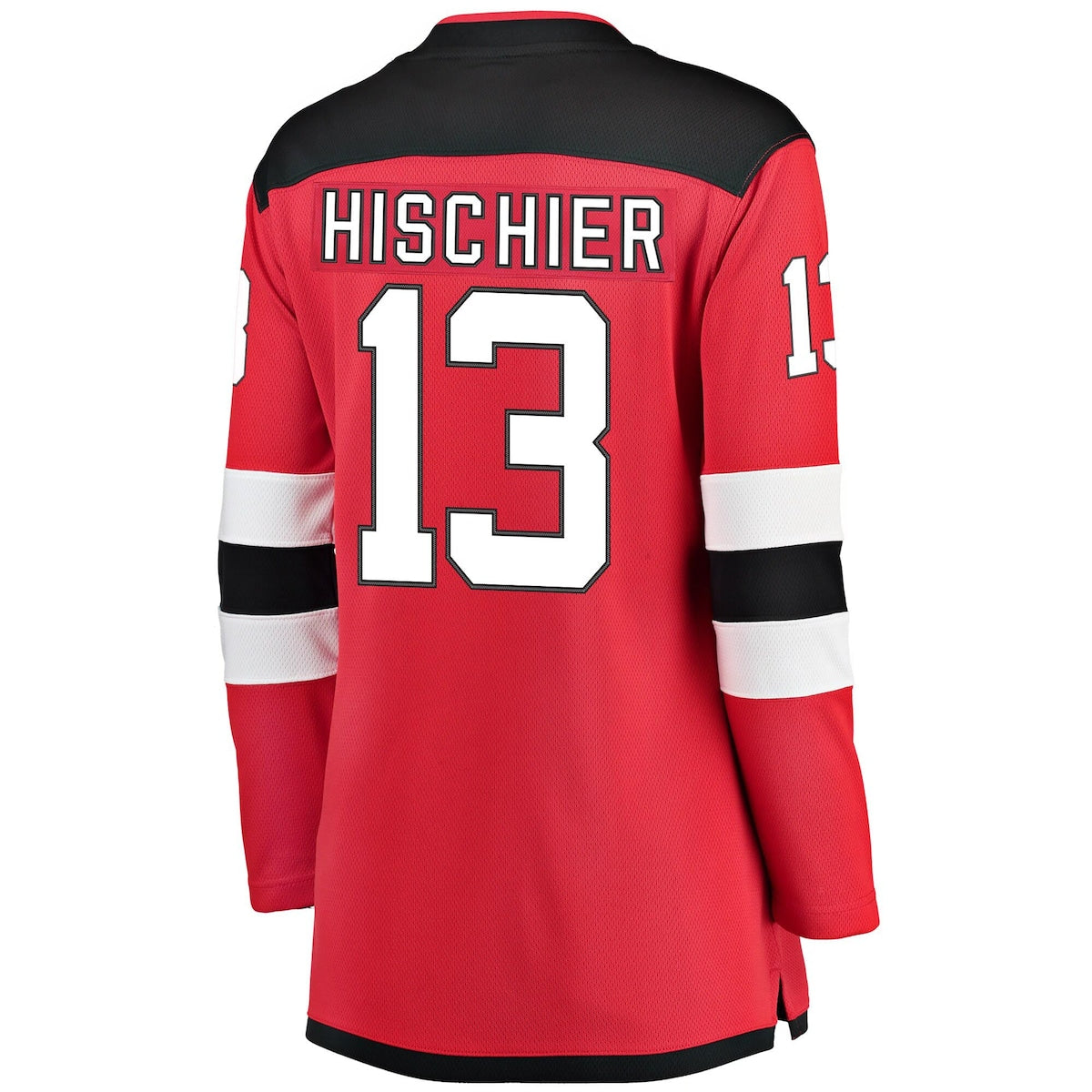Women's Nico Hischier Fanatics Devils Breakaway Home Jersey - Red