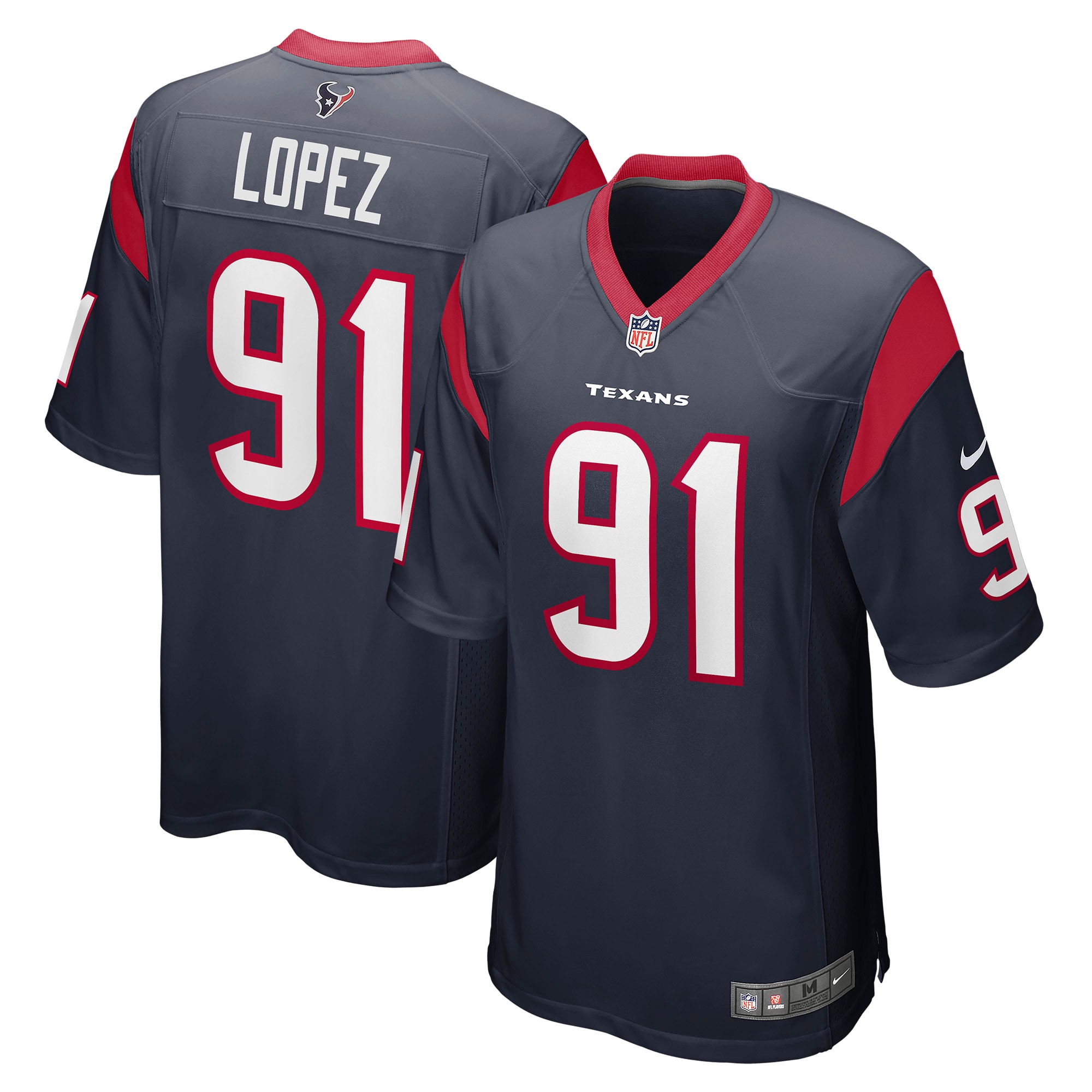 Roy Lopez Houston Texans Nike Player Game Jersey - Navy