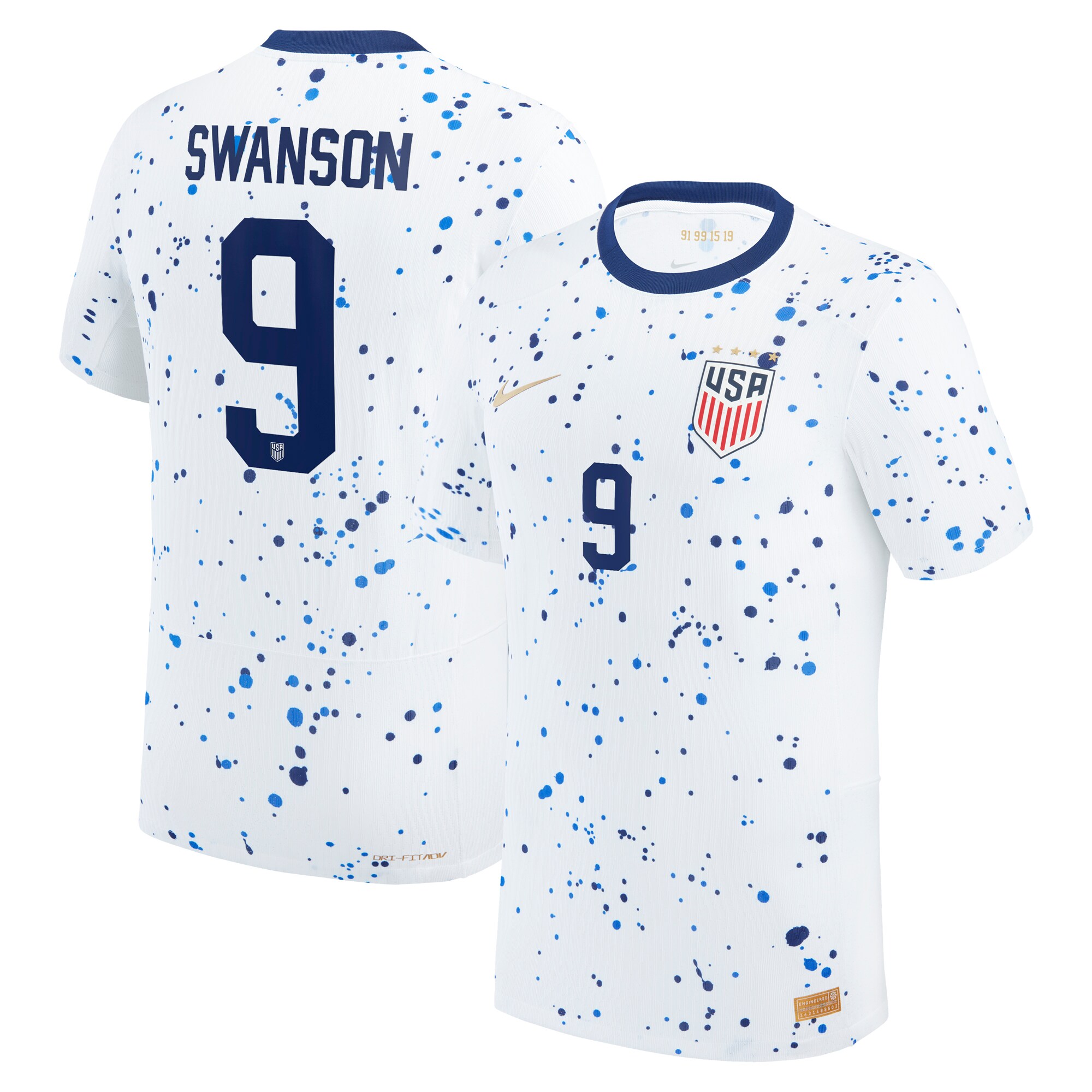 Mallory Swanson USWNT Nike 2023 Home Authentic Jersey - White