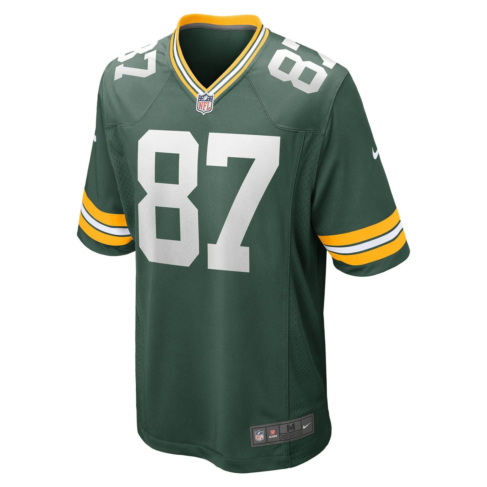 Men's Nike Romeo Doubs Green Green Bay Packers Game Player Jersey