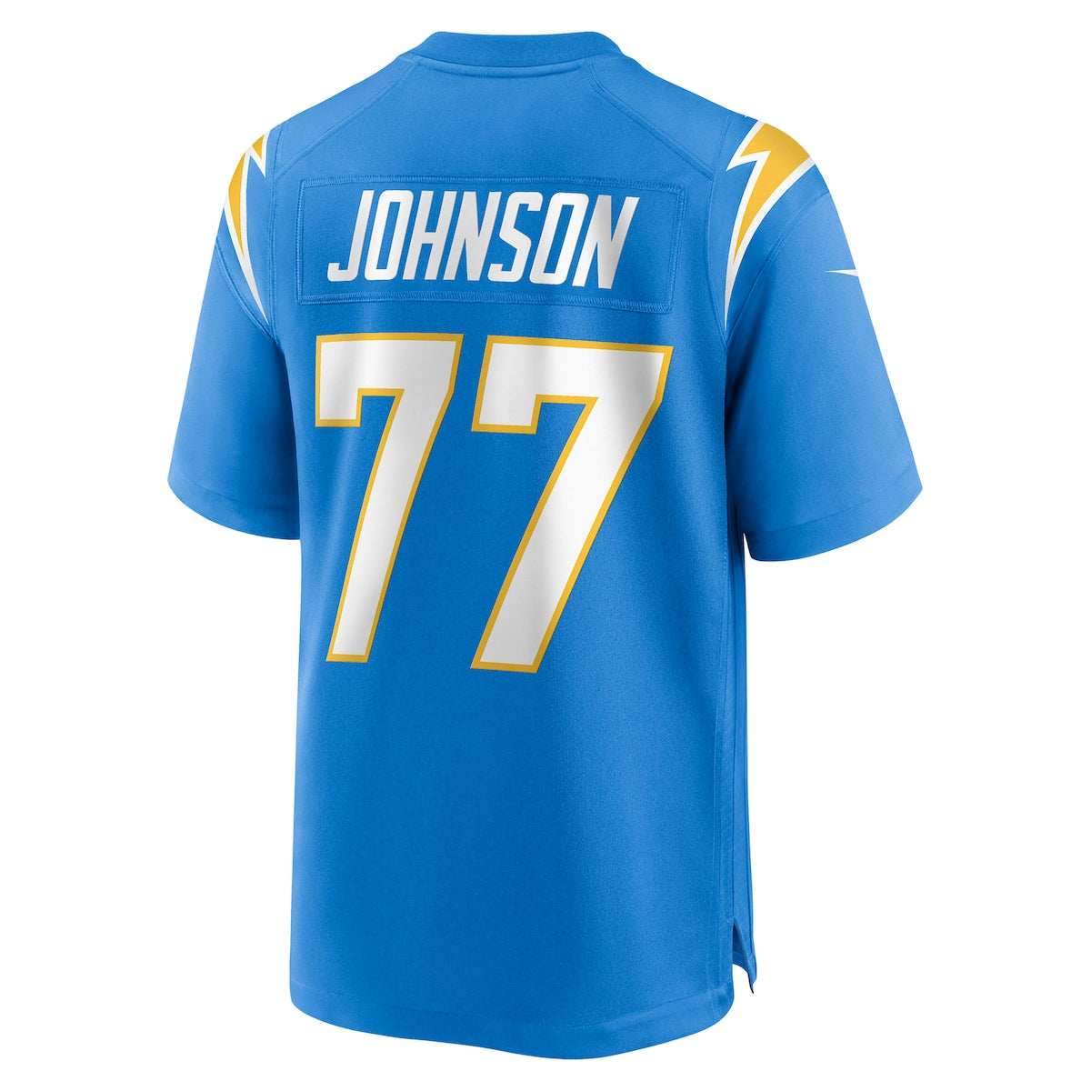 Men's Zion Johnson Nike Chargers Game Jersey - Light Blue