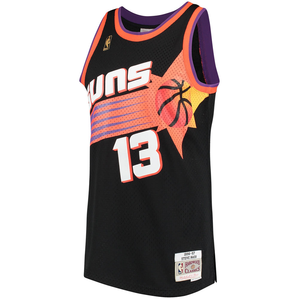 Men's Phoenix Suns Steve Nash 1996-97 Hardwood Classics Jersey - Black