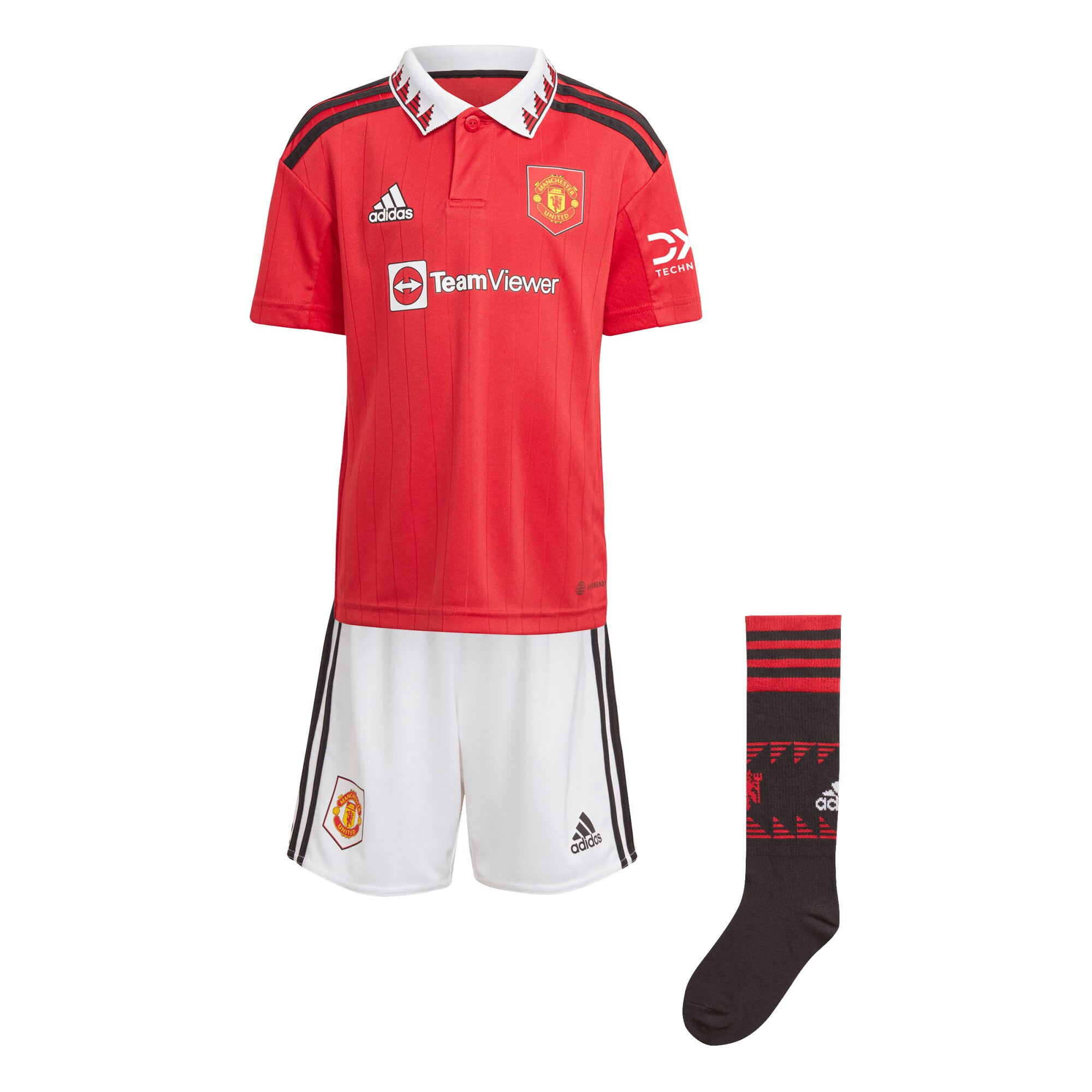Manchester United adidas Toddler 2022/23 Home Mini Kit - Red