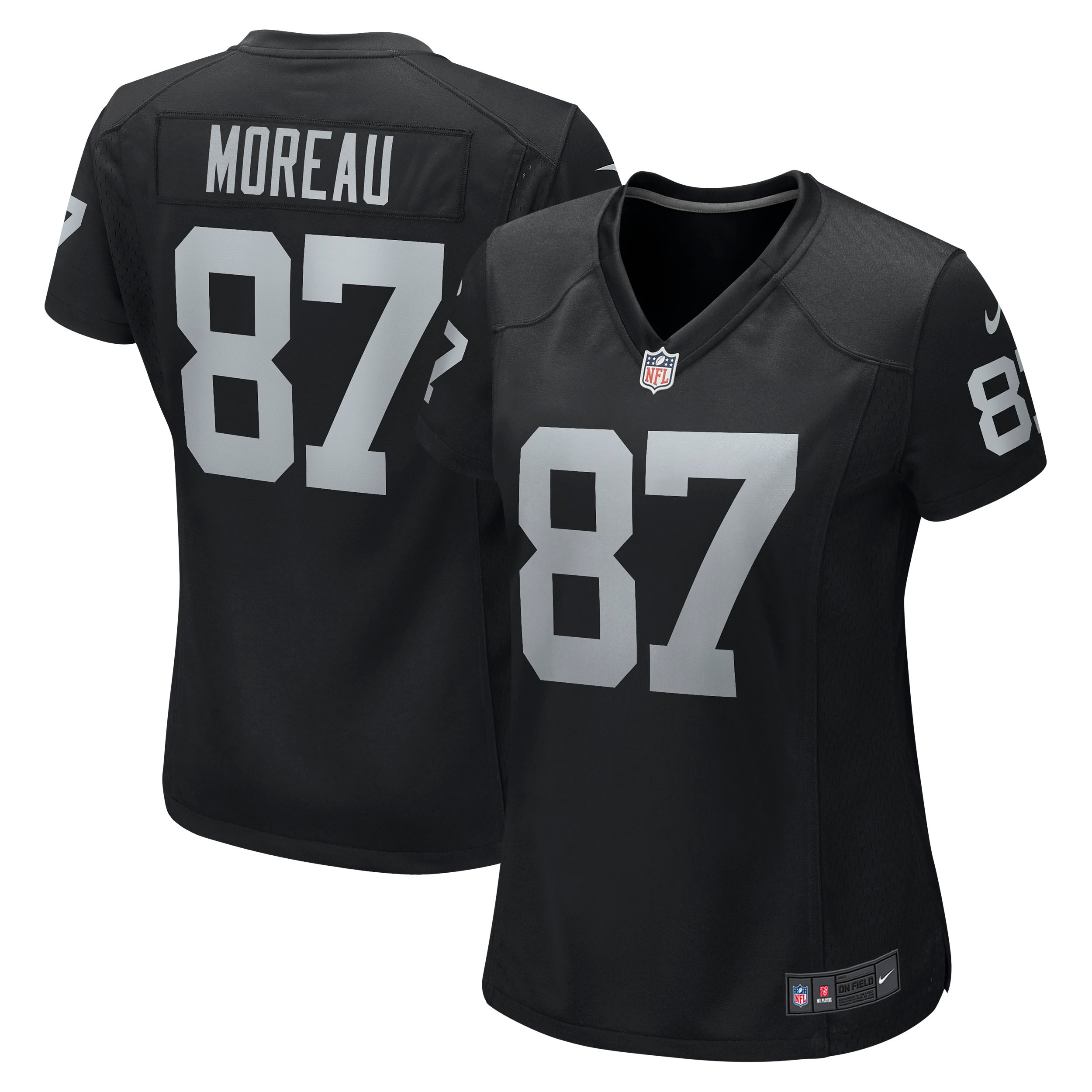 Foster Moreau Las Vegas Raiders Nike Women's Game Jersey - Black
