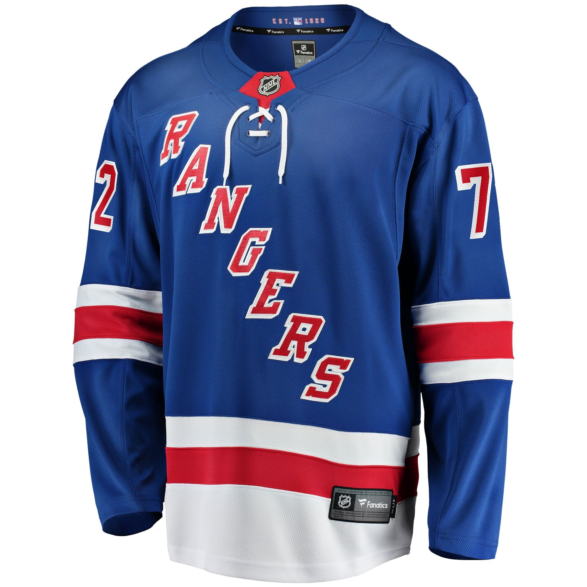 Men's Fanatics Branded Filip Chytil Blue New York Rangers Home Breakaway Jersey
