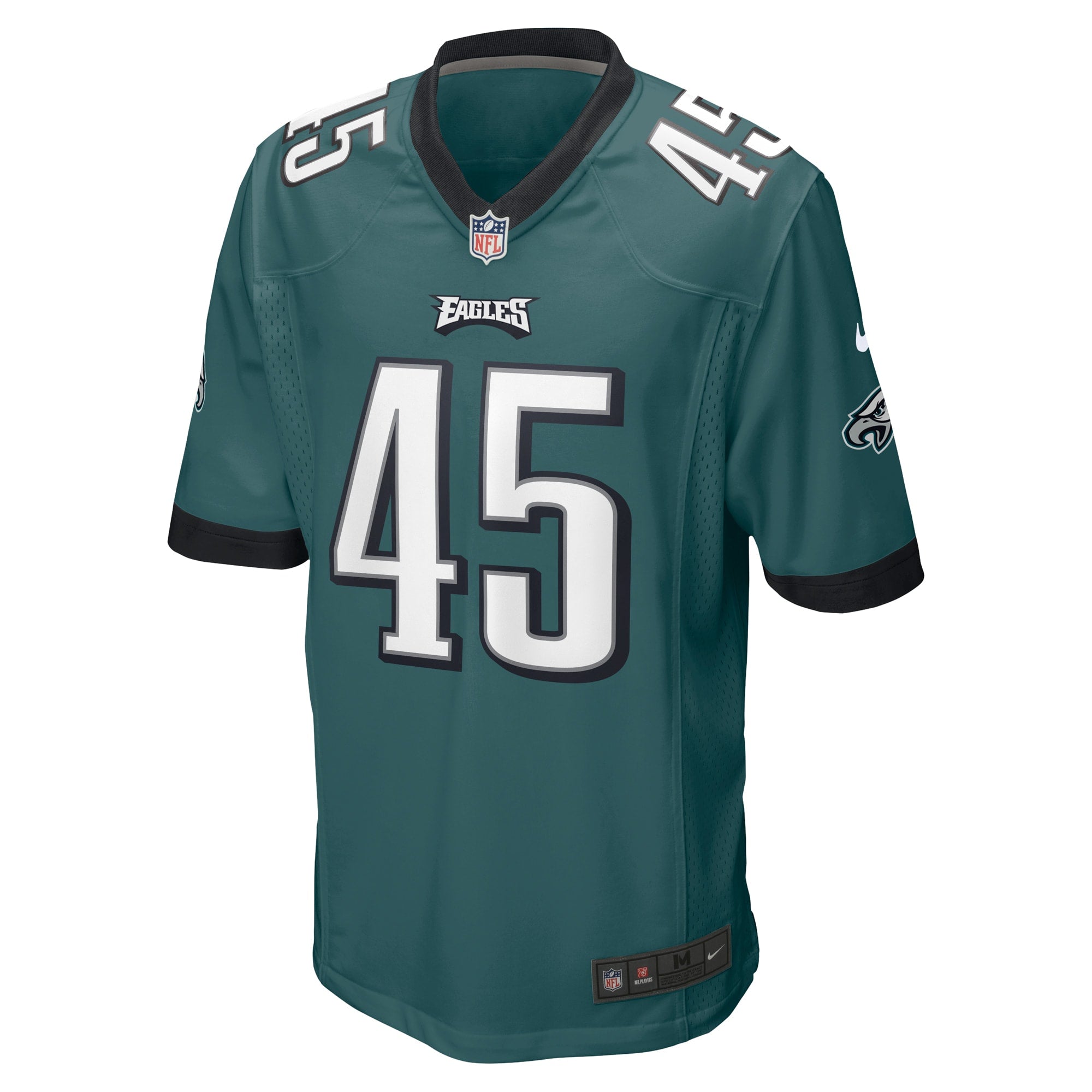 Men's Nike Rick Lovato Midnight Green Philadelphia Eagles Game Jersey