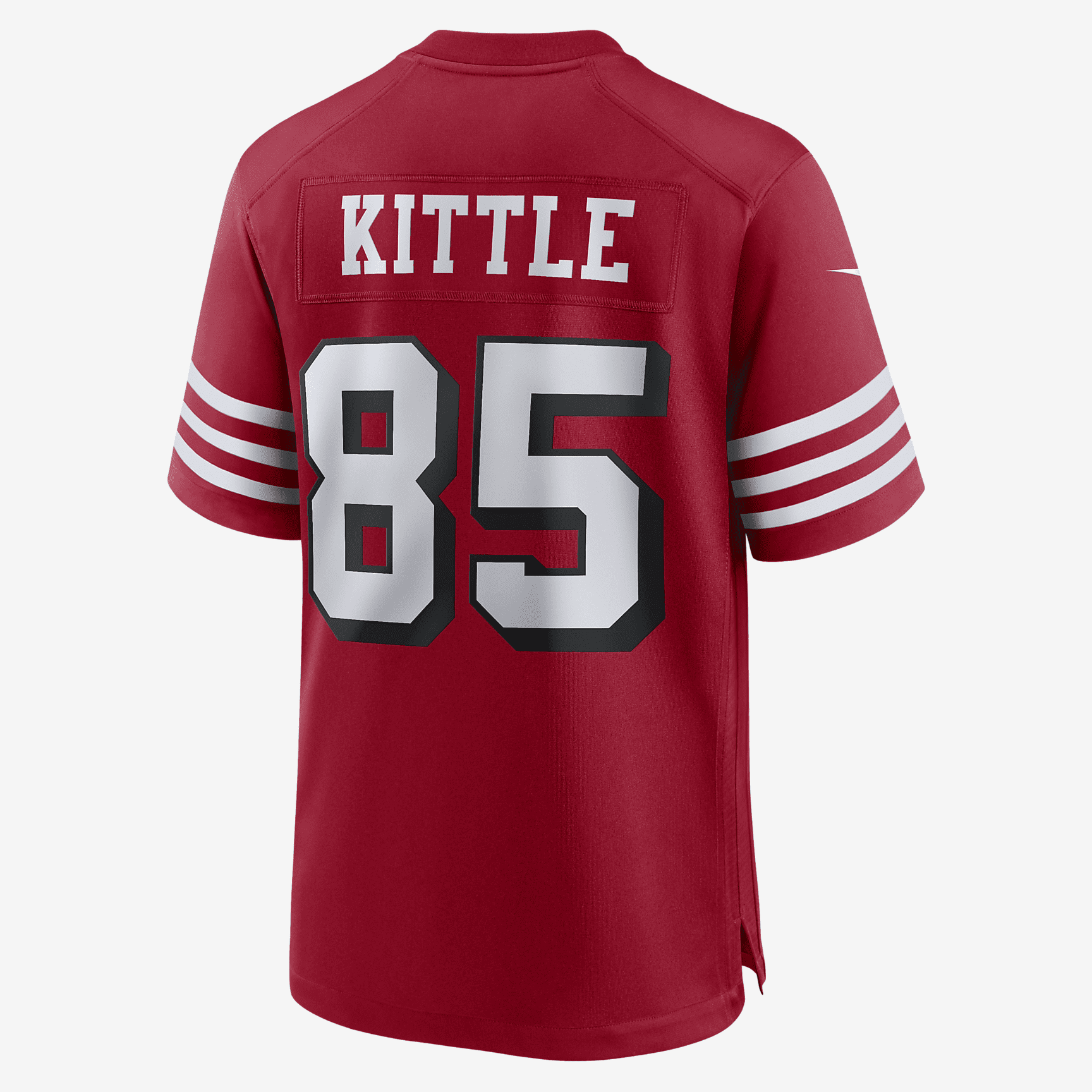NFL San Francisco 49ers (George Kittle) Men's Game Football Jersey - Red