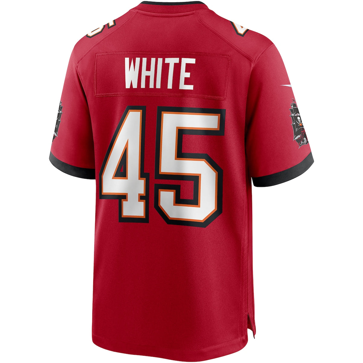 Men's Devin White Nike Buccaneers Throwback Game Jersey - Red
