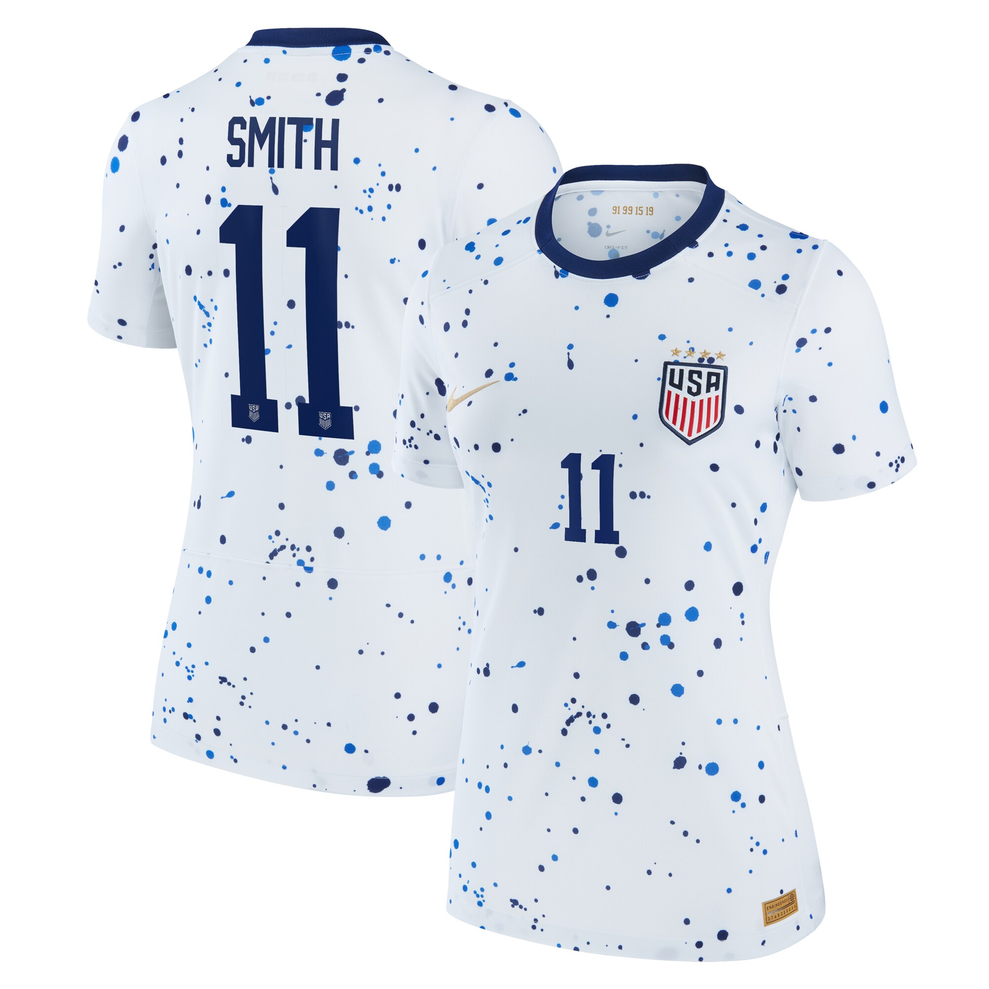 Sophia Smith USWNT Nike Women's 2023 Home Replica Jersey - White