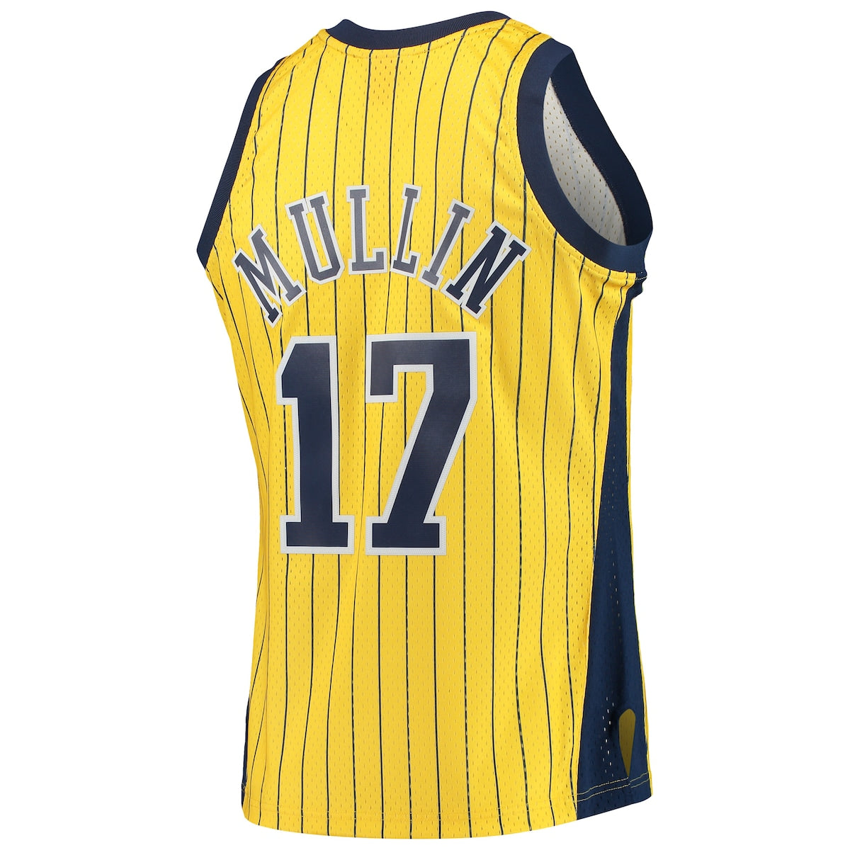 Men's Chris Mullin Mitchell & Ness Pacers 1999/00 Hardwood Classics Swingman Jersey - Gold