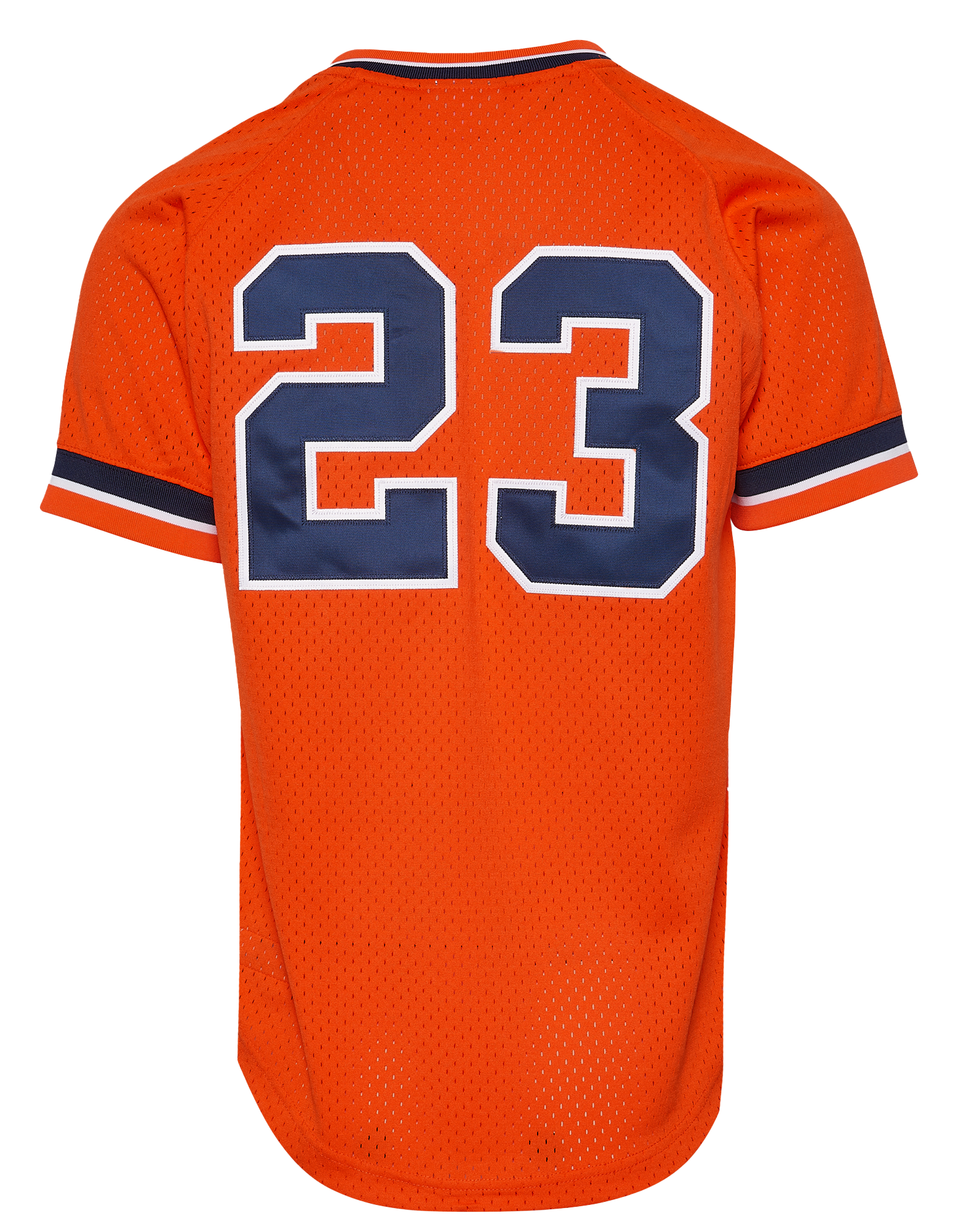 Men's  Mitchell & Ness Tigers BP Pullover Jersey - Orange