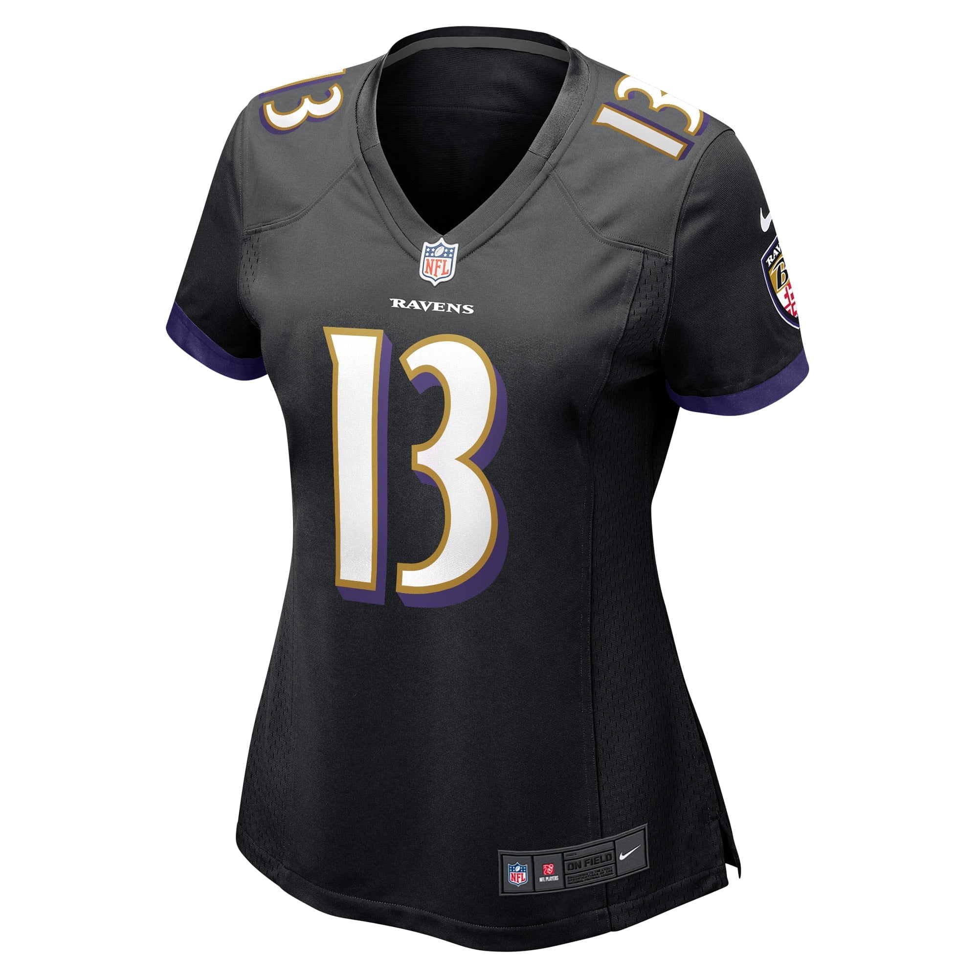 Women's Nike Devin Duvernay Black Baltimore Ravens Game Player Jersey