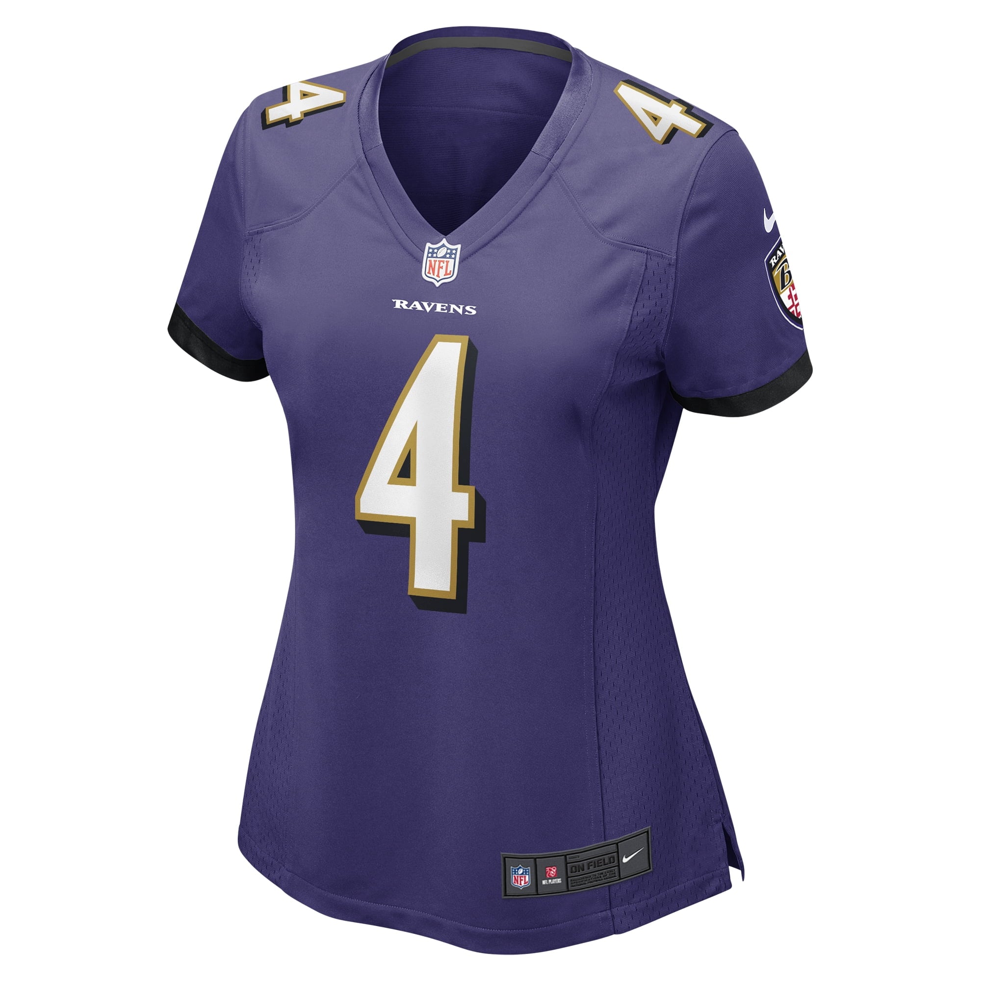 Women's Nike Zay Flowers Purple Baltimore Ravens Team Game Jersey