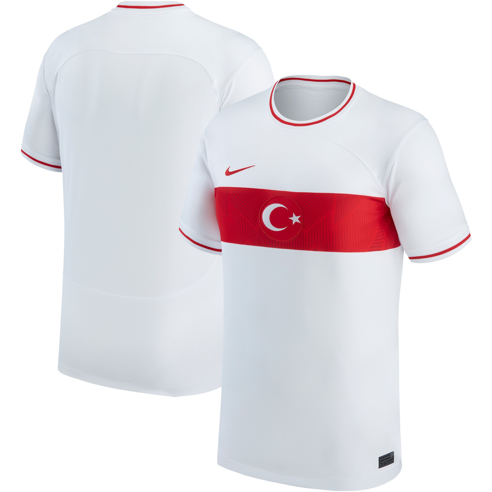 Turkey National Team Nike 2022/23 Home Replica Jersey - White
