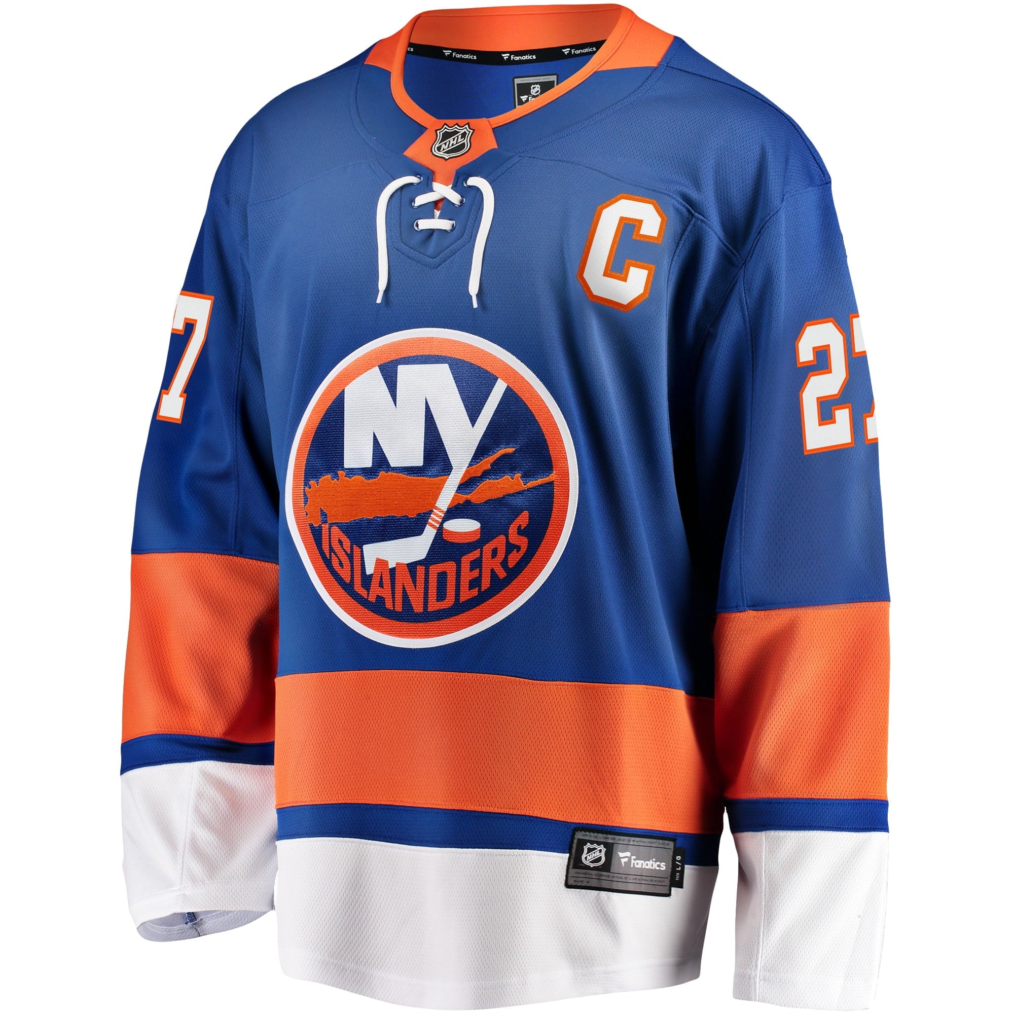 Men's Fanatics Branded Anders Lee Royal New York Islanders Home Premier Breakaway Player Jersey