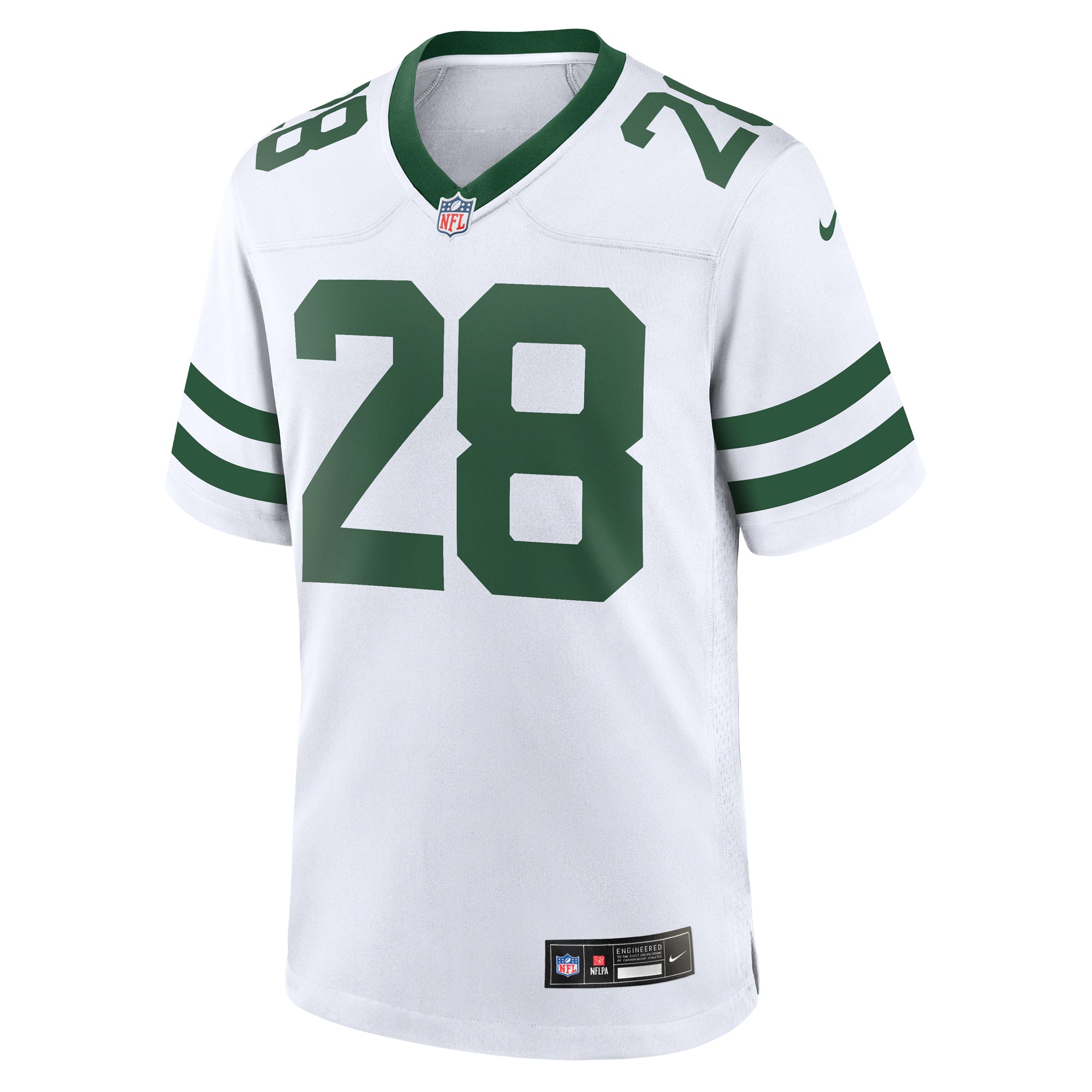 Men's Nike Curtis Martin White New York Jets Legacy Retired Player Game Jersey