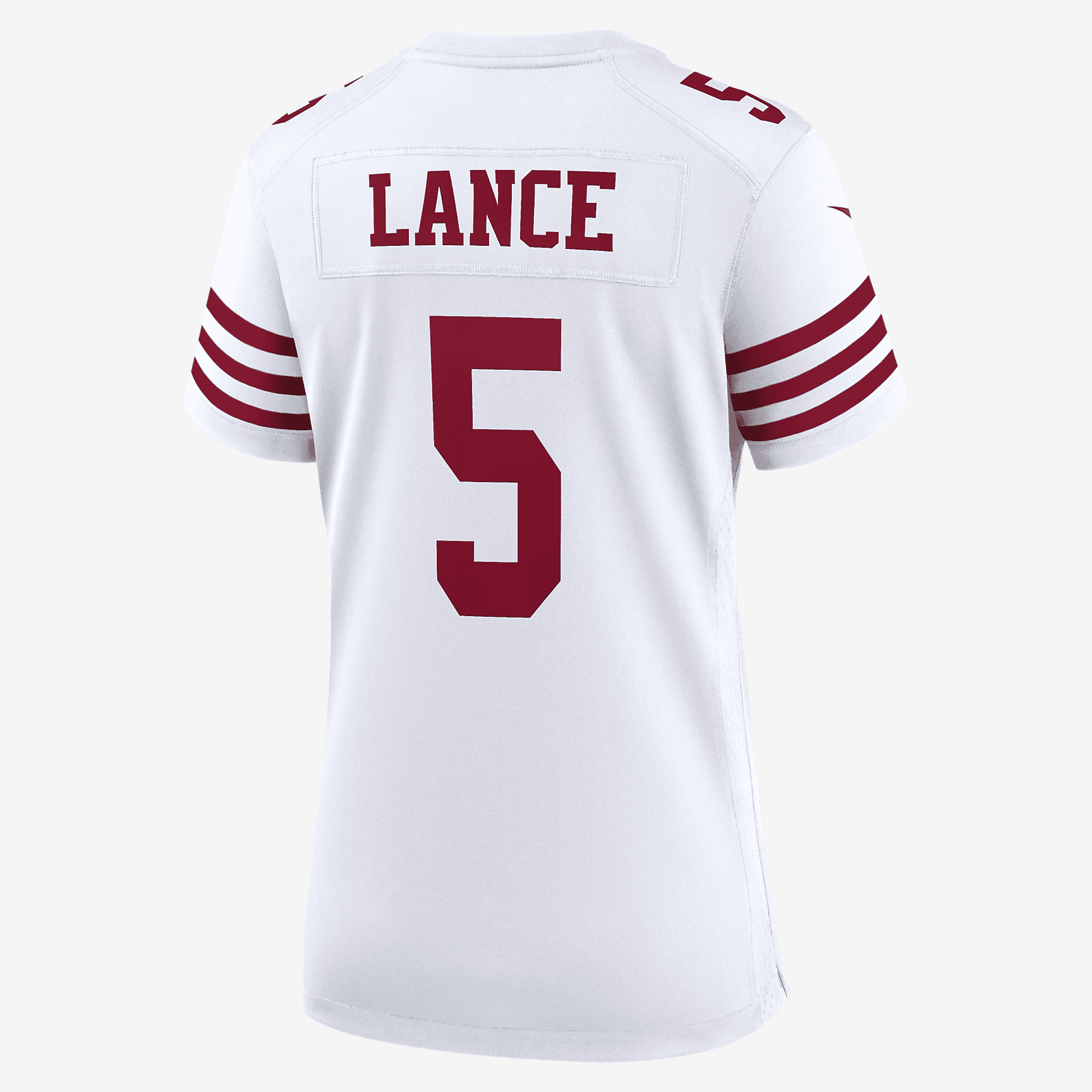 NFL San Francisco 49ers (Trey Lance) Women's Game Football Jersey - White