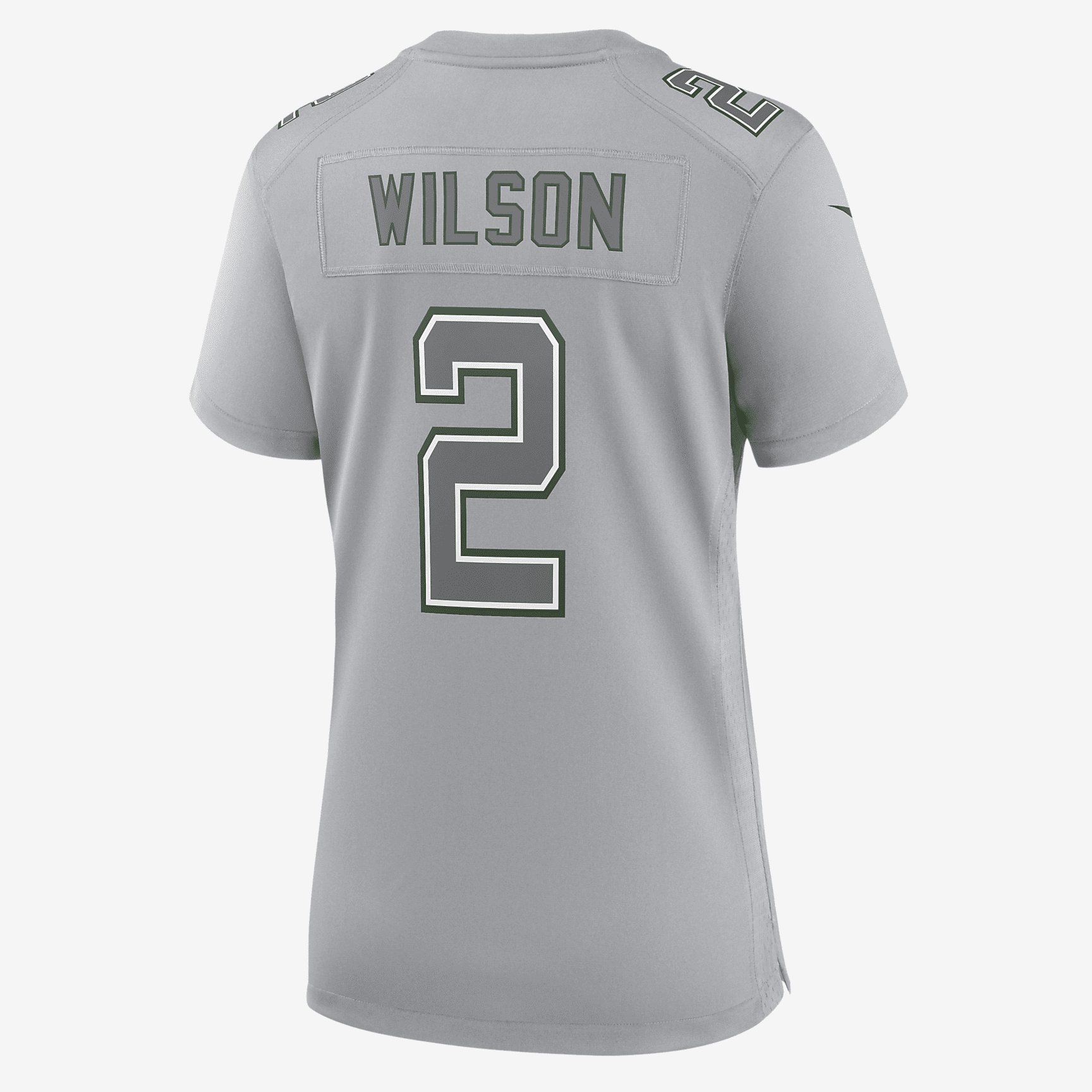 NFL New York Jets Atmosphere (Zach Wilson) Women's Fashion Football Jersey - Grey