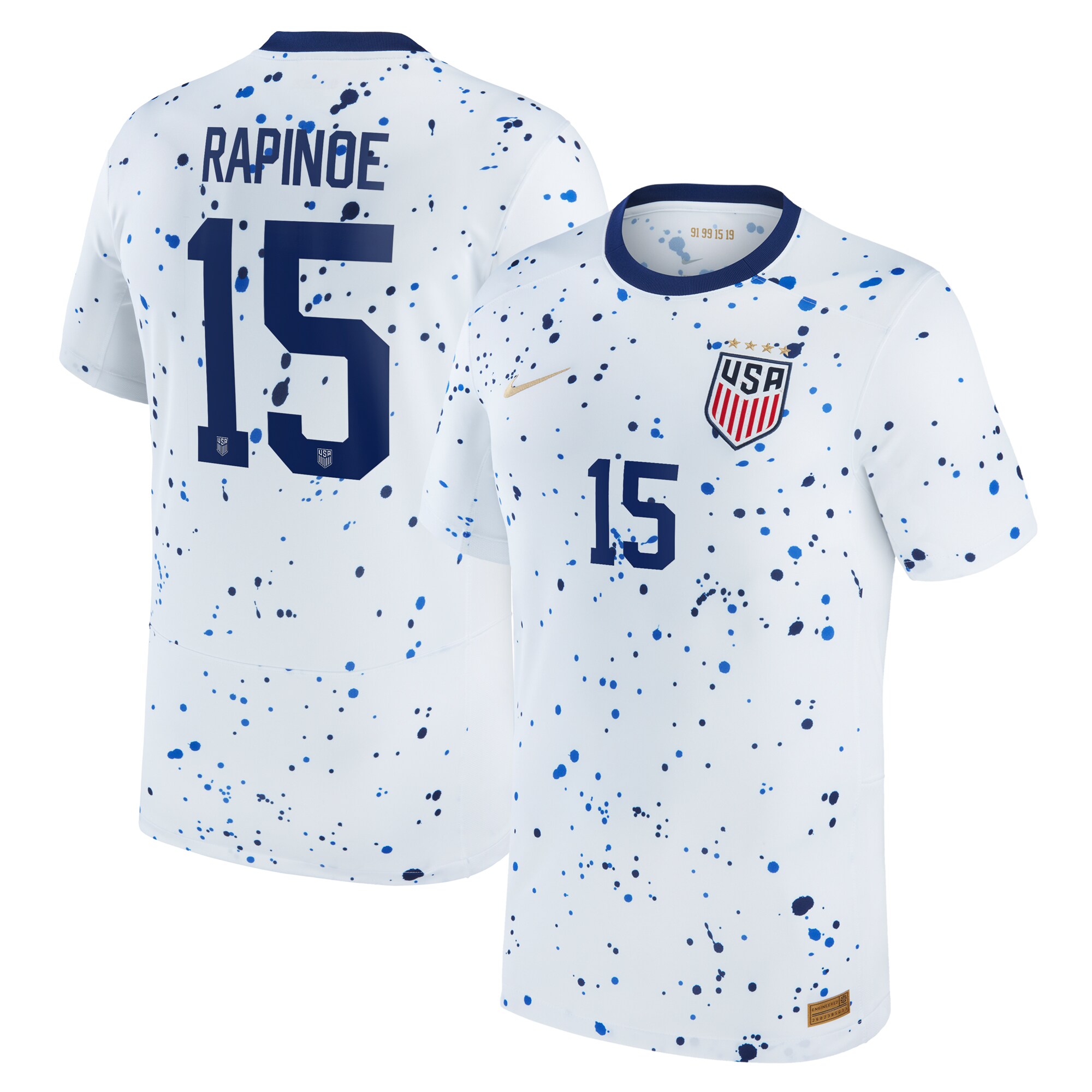 Megan Rapinoe USWNT Nike 2023 Home Replica Jersey - White