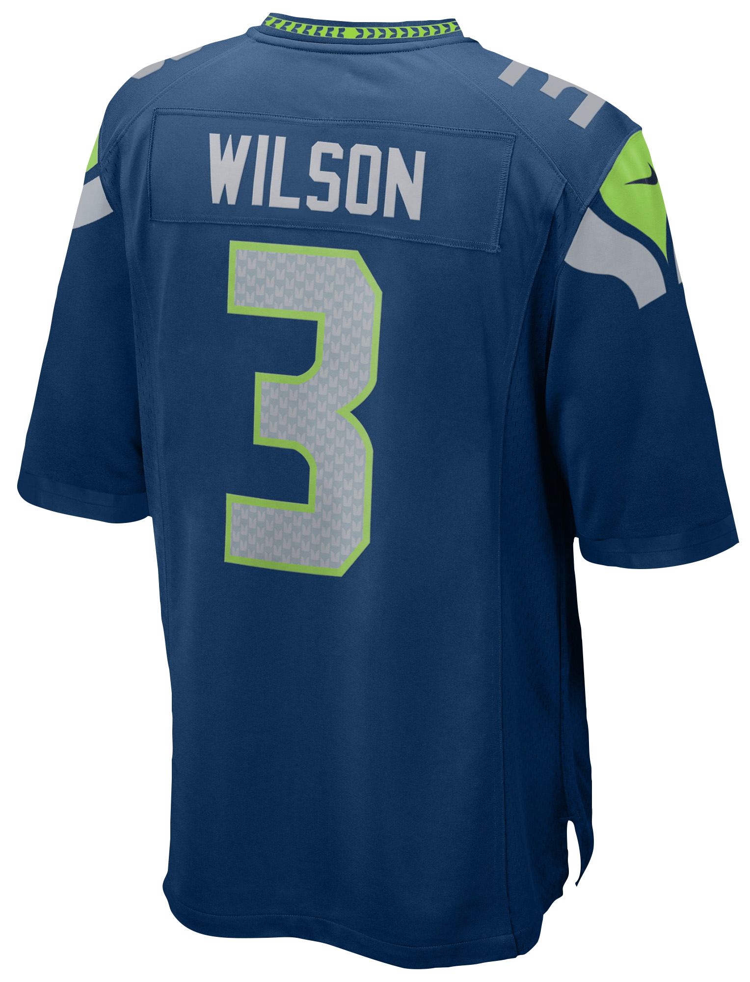 Men's Wilson Russell Nike Seahawks Game Day Jersey - Navy