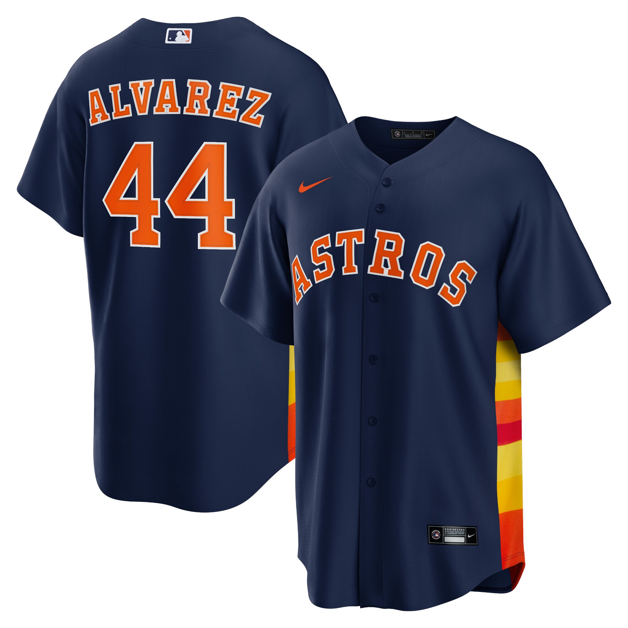 Yordan Álvarez Houston Astros Nike Alternate Replica Player Jersey - Navy