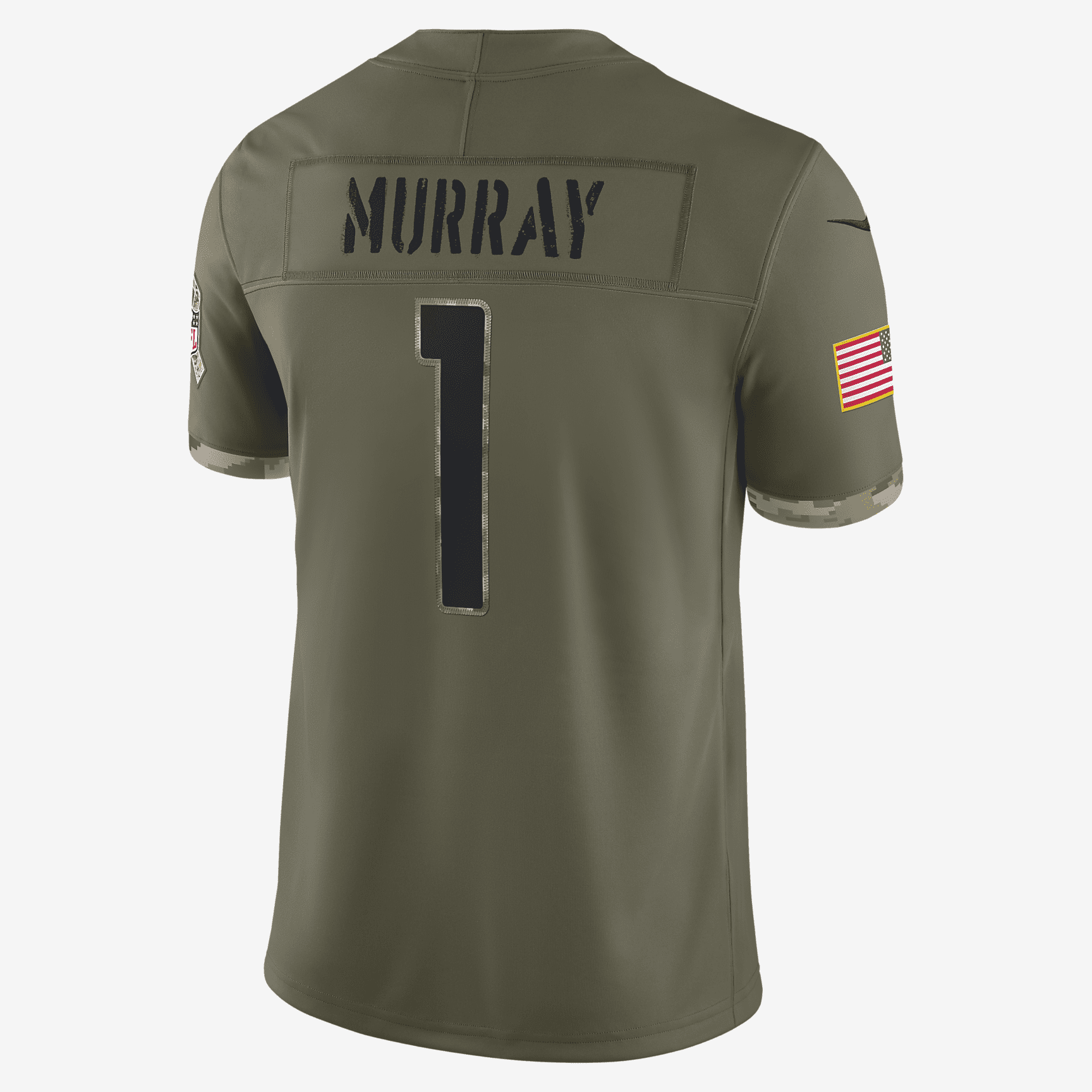 NFL Arizona Cardinals Salute to Service (Kyler Murray) Men's Limited Football Jersey - Olive
